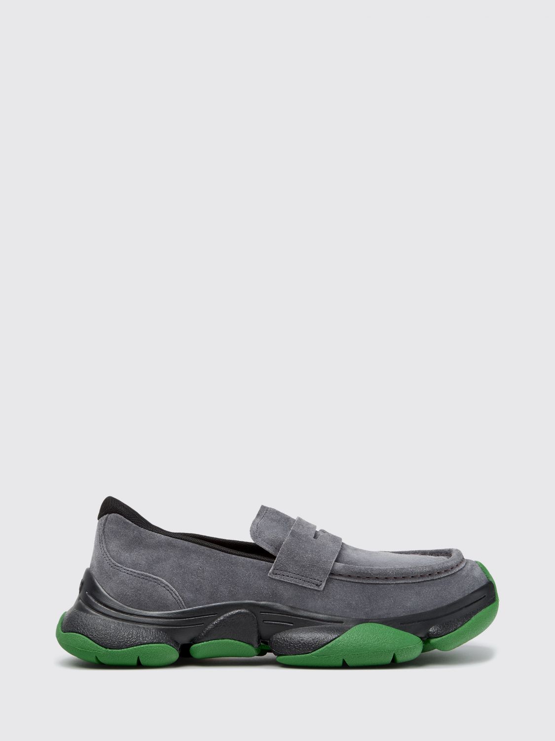 CAMPER Karst 2 Wildleder-Loafer mit Penny-Steg und Vibram-Gummisohle