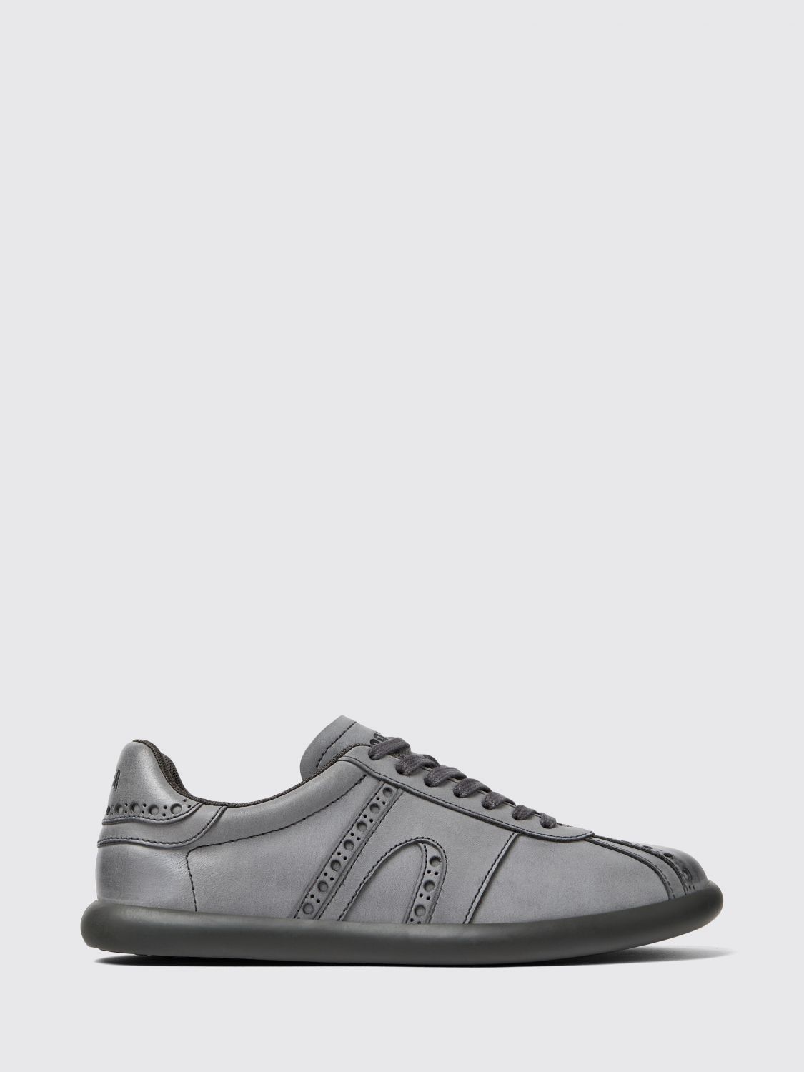 CAMPER Nachhaltige Low-Top-Sneaker Twins aus Kalbsleder mit Broguemuster