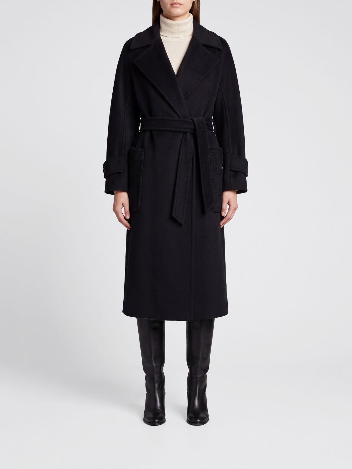 MAX MARA Mantel Damen Farbe Schwarz