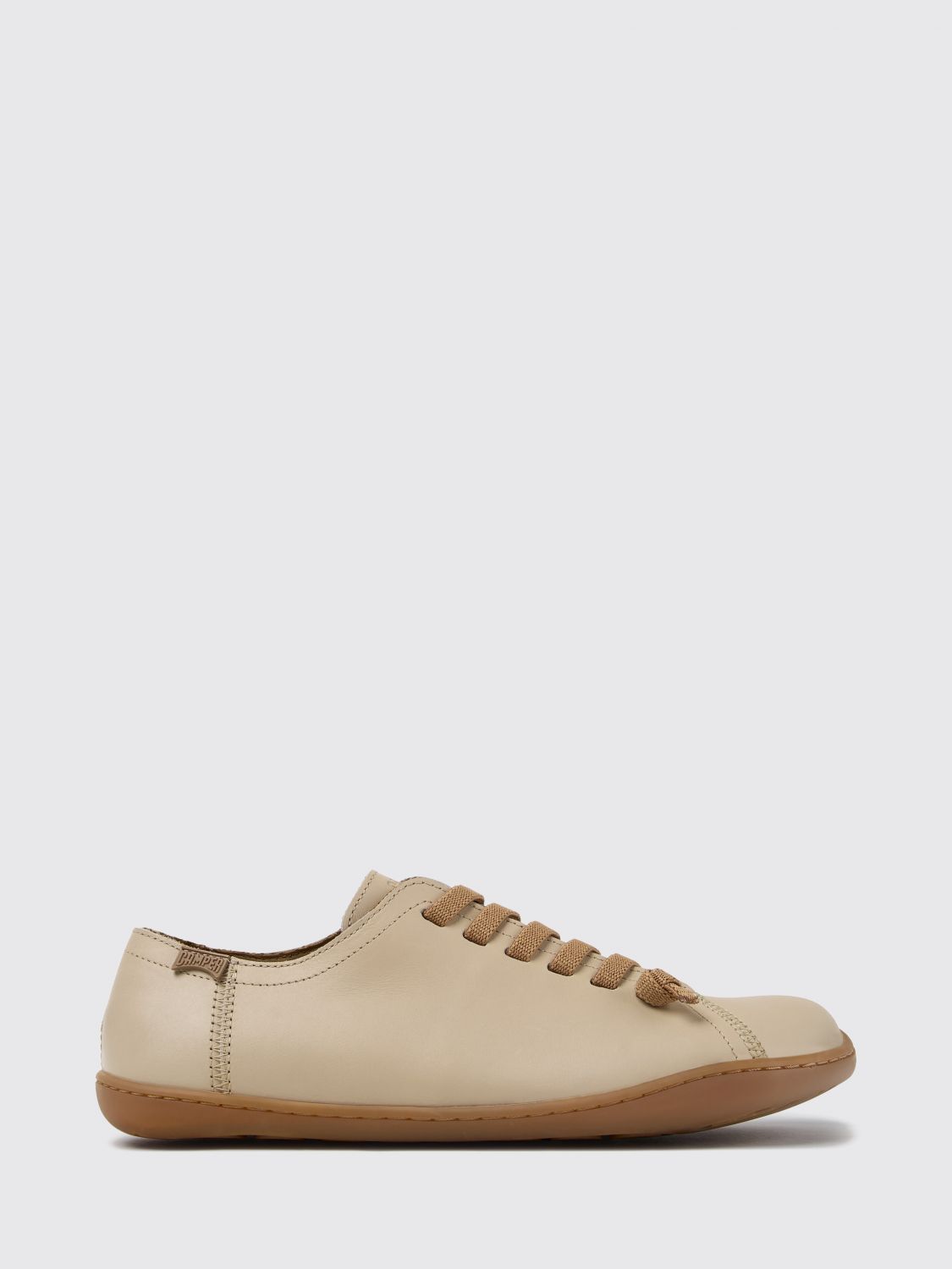 CAMPER Peu Slip-on-Sneaker von aus Leder mit elastischen Schnürsenkeln