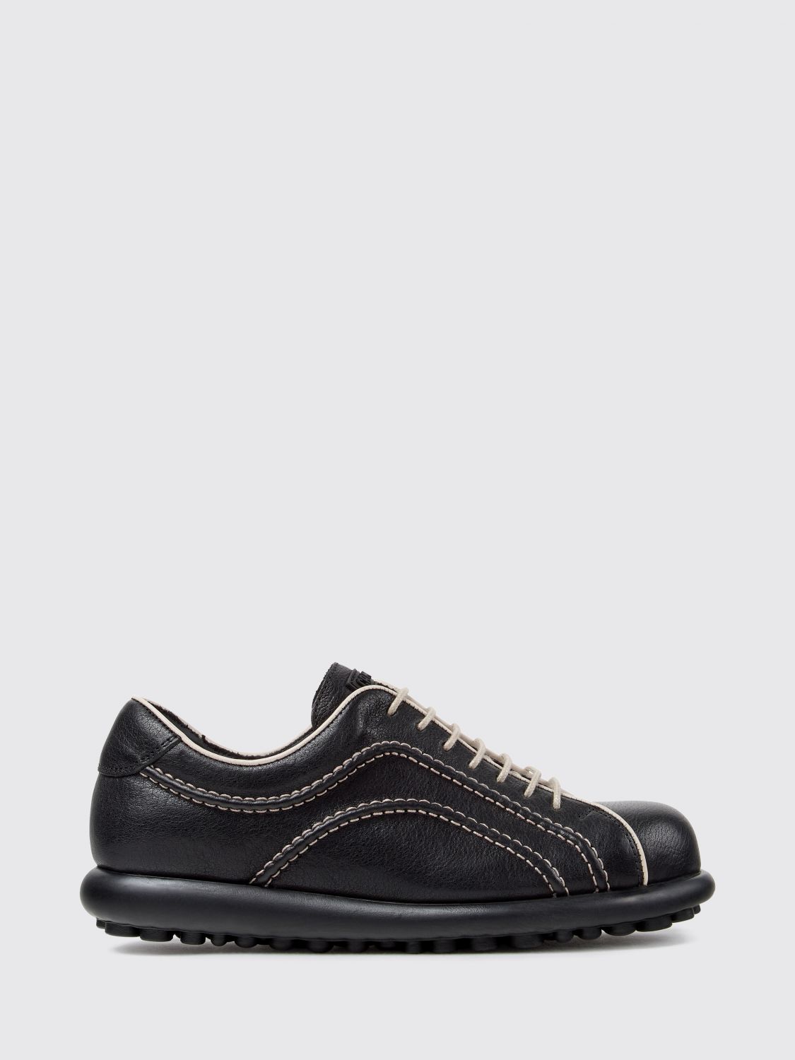 Camper Pelotas Low-Top Sneakers in Leather with Contrast Stitching