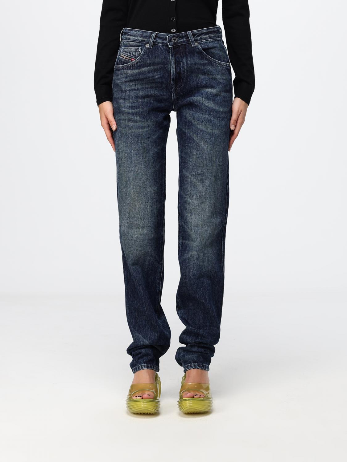 DIESEL Jeans Woman color Navy