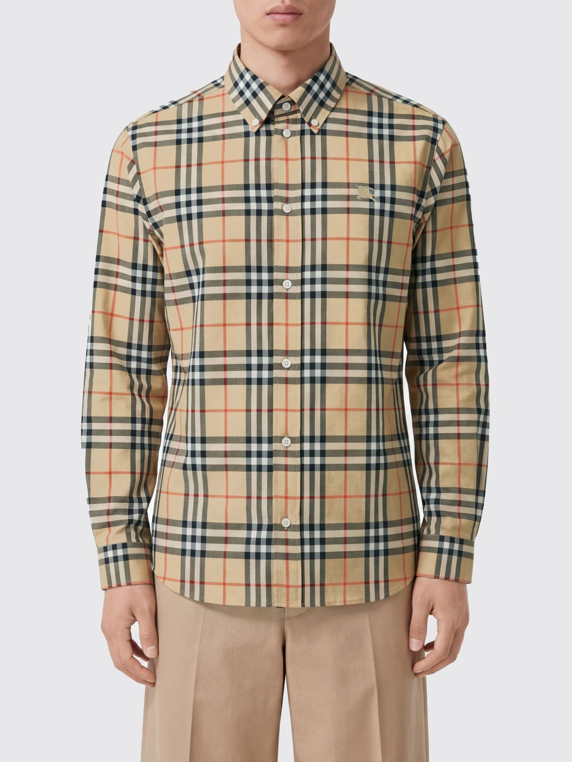Burberry Slim Fit Vintage Check Cotton Shirt