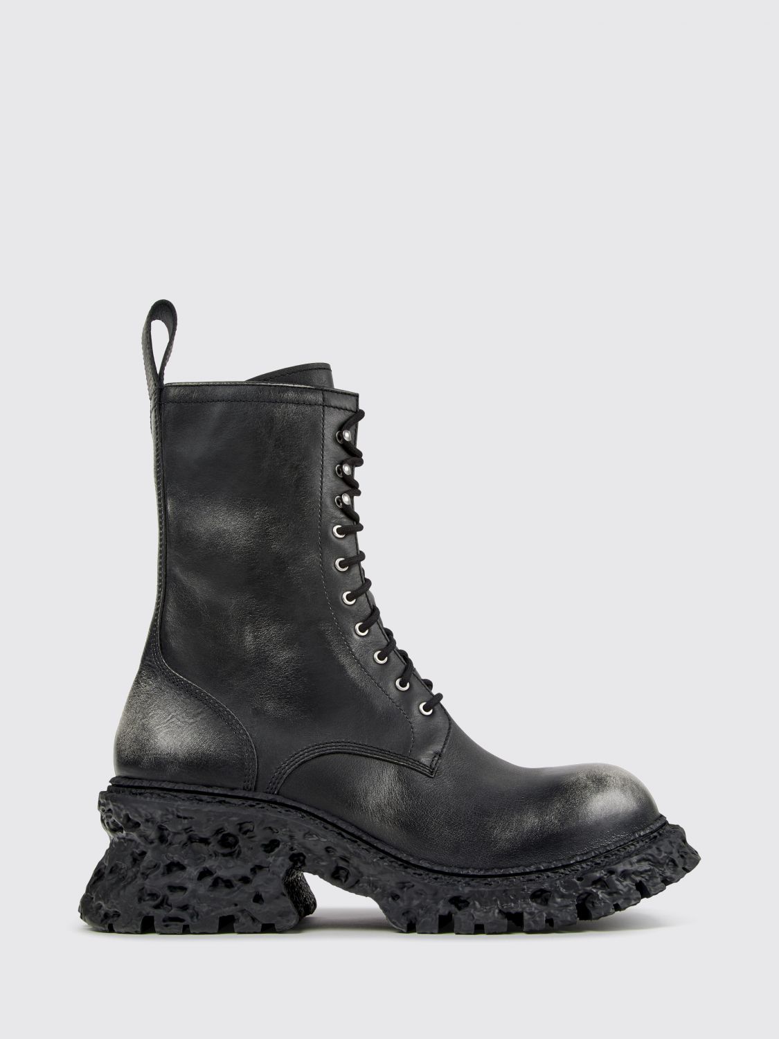 CAMPERLAB Terroso Combat-Boots von aus Leder in Antik-Optik mit Zip