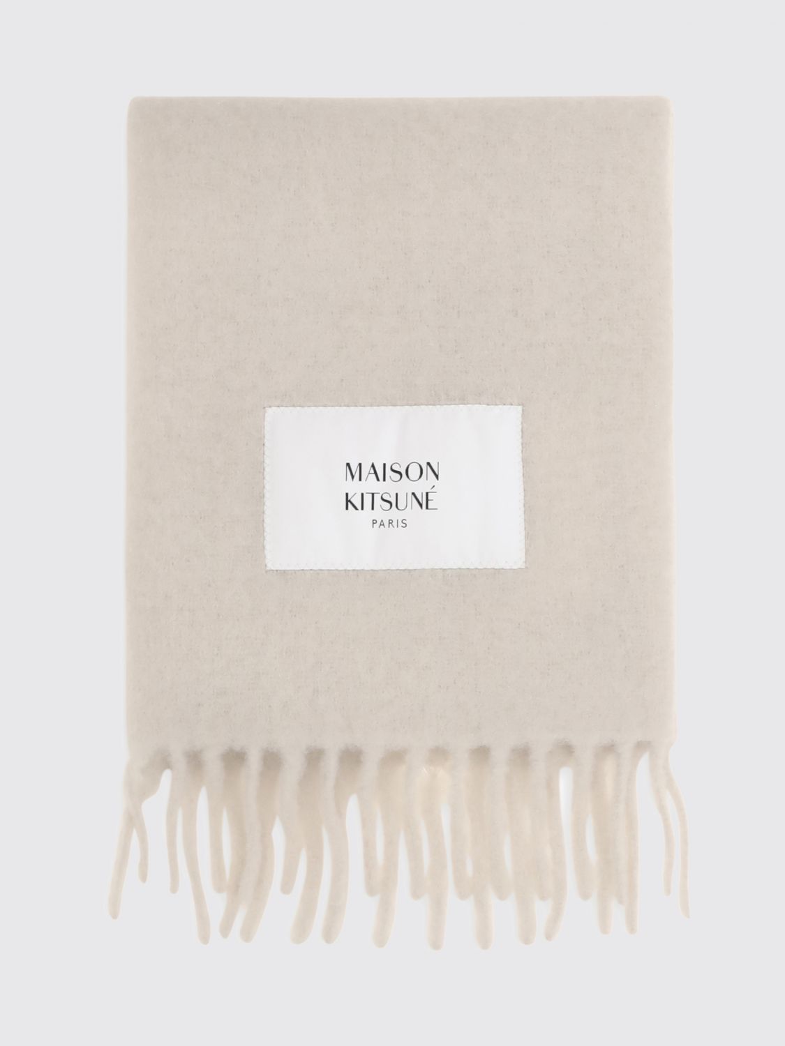 MAISON KITSUNÉ Sciarpa Uomo colore Beige