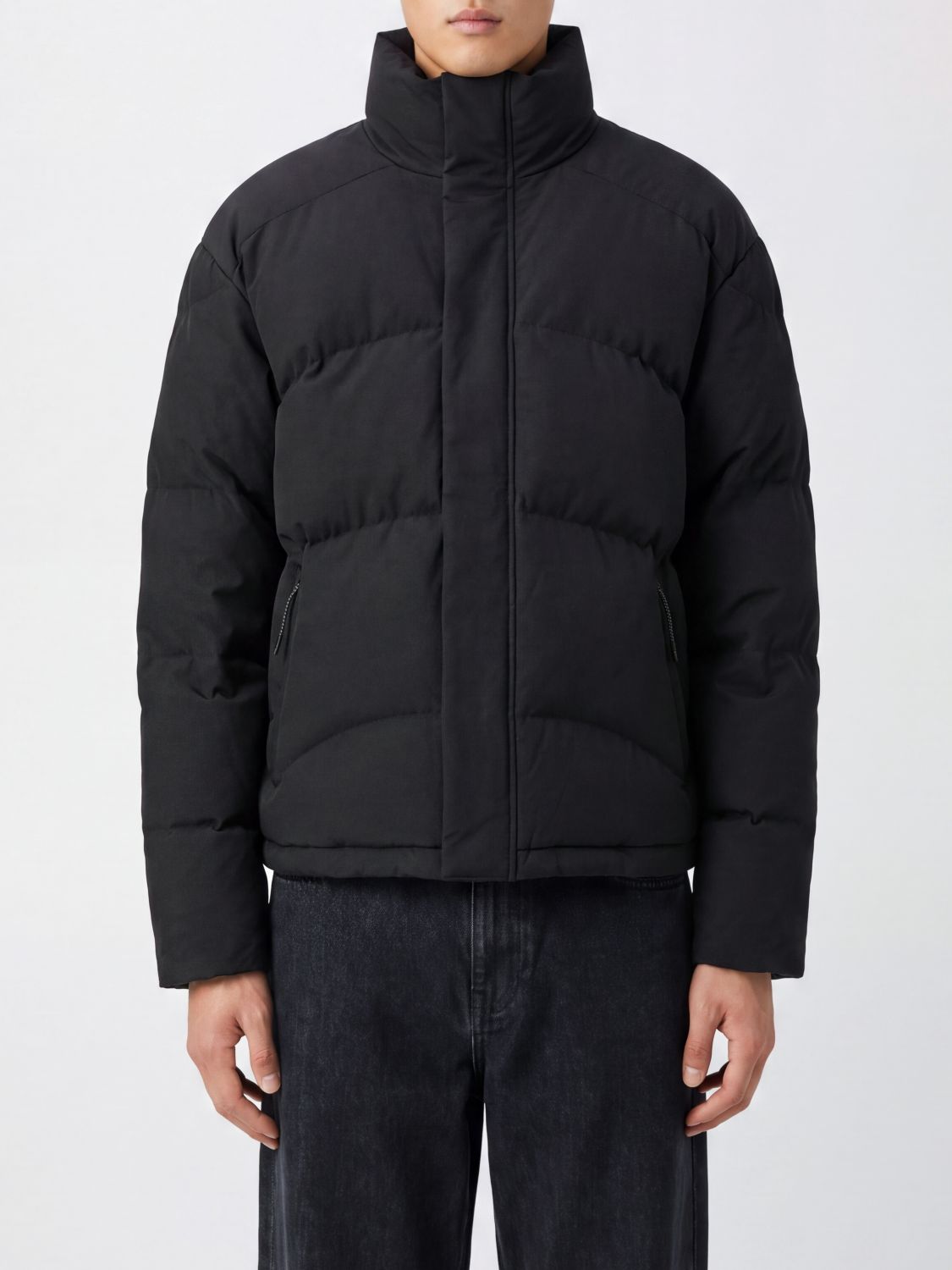 REPRESENT Quilted High-Neck Puffer Jacket in Recycled Nylon