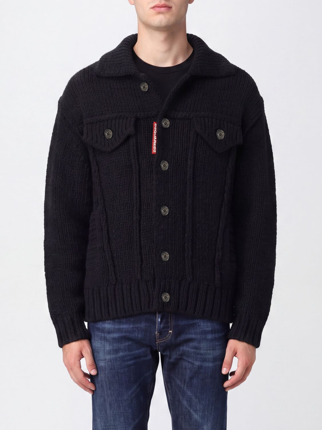 DSQUARED2 Sweater Men color Blue