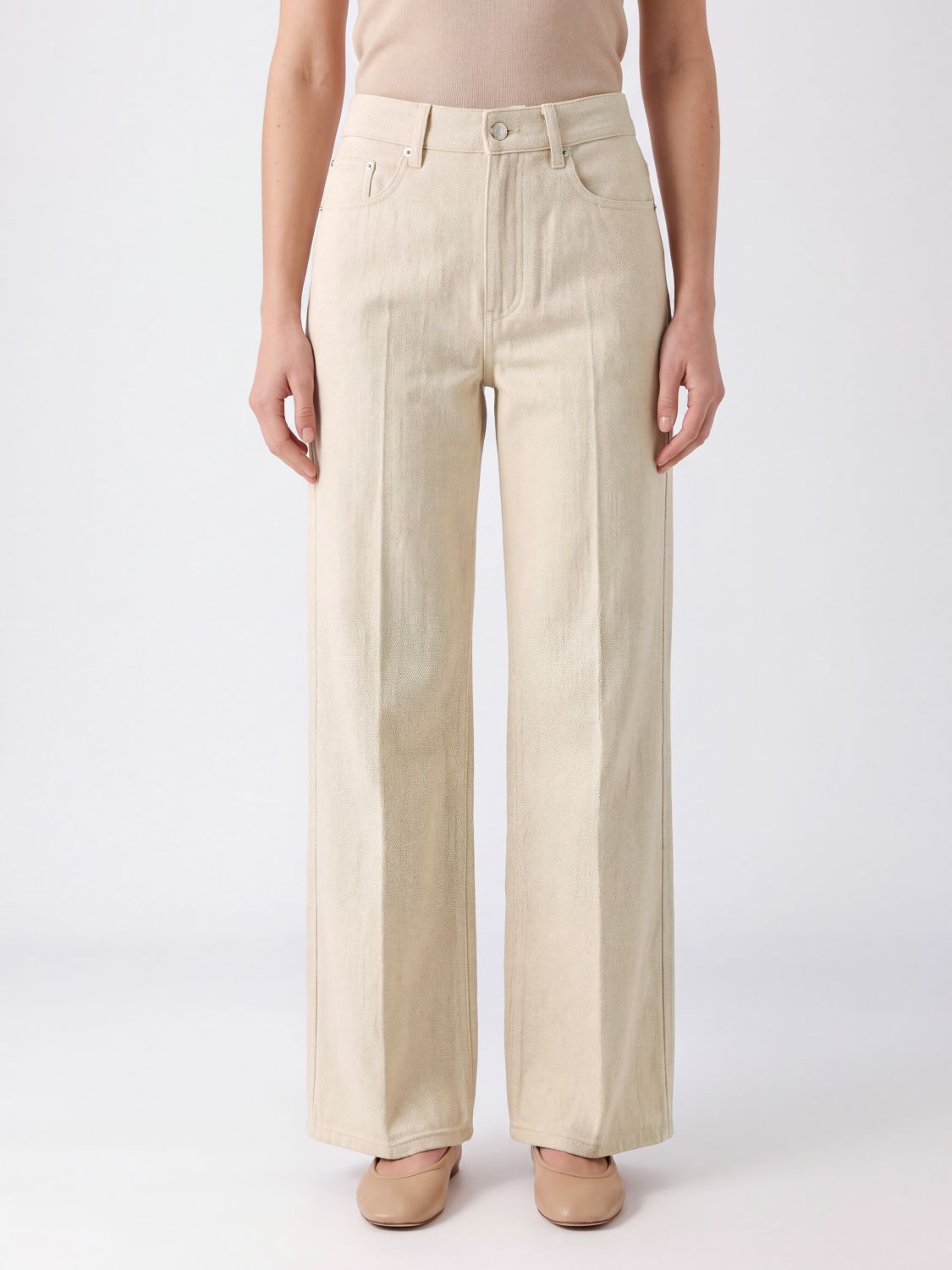 A. P.C. Jeans Donna colore Avorio