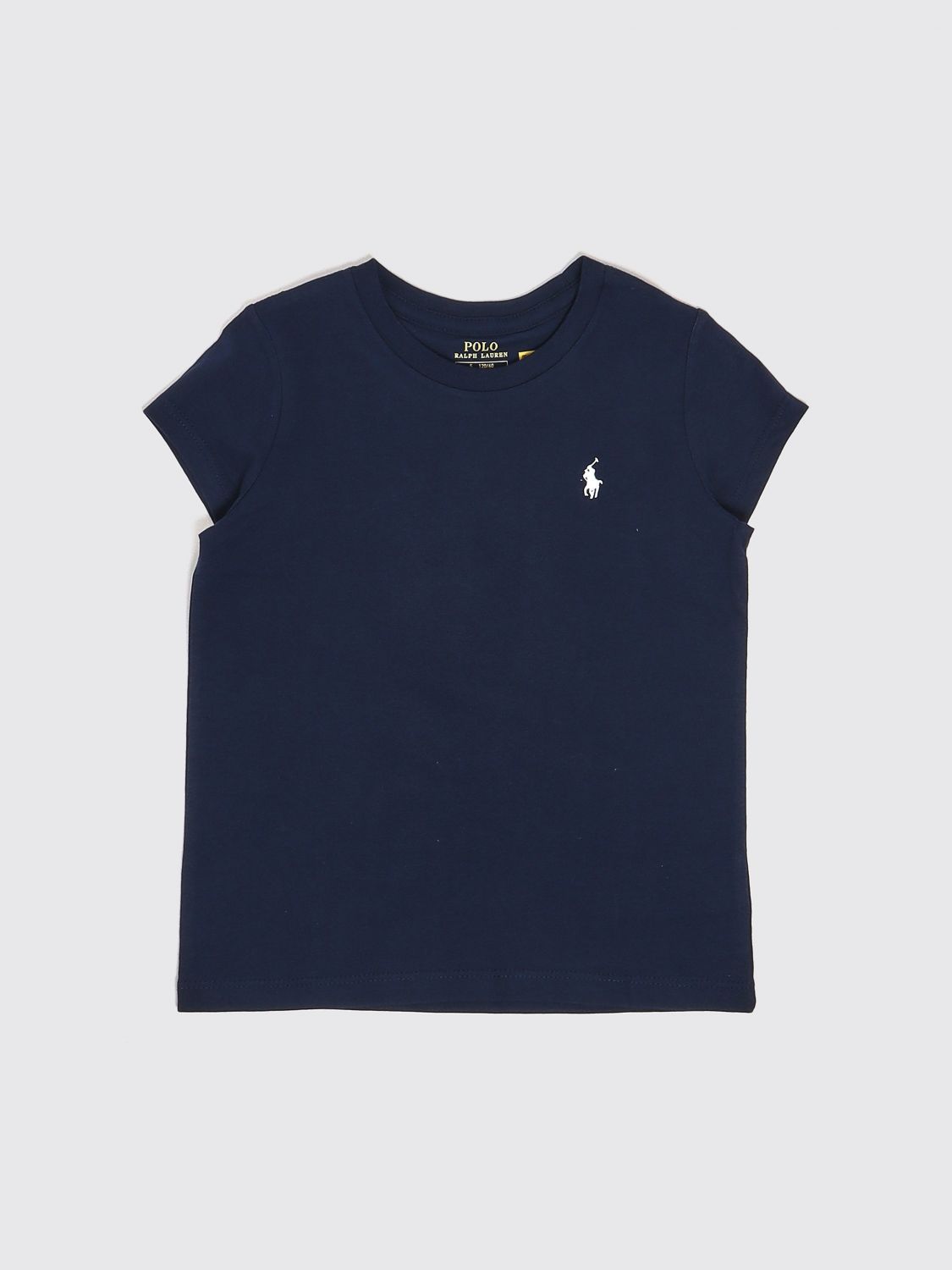 POLO RALPH LAUREN Rundhals-T-Shirt aus Baumwolle für Jungen mit Pony-Stickerei
