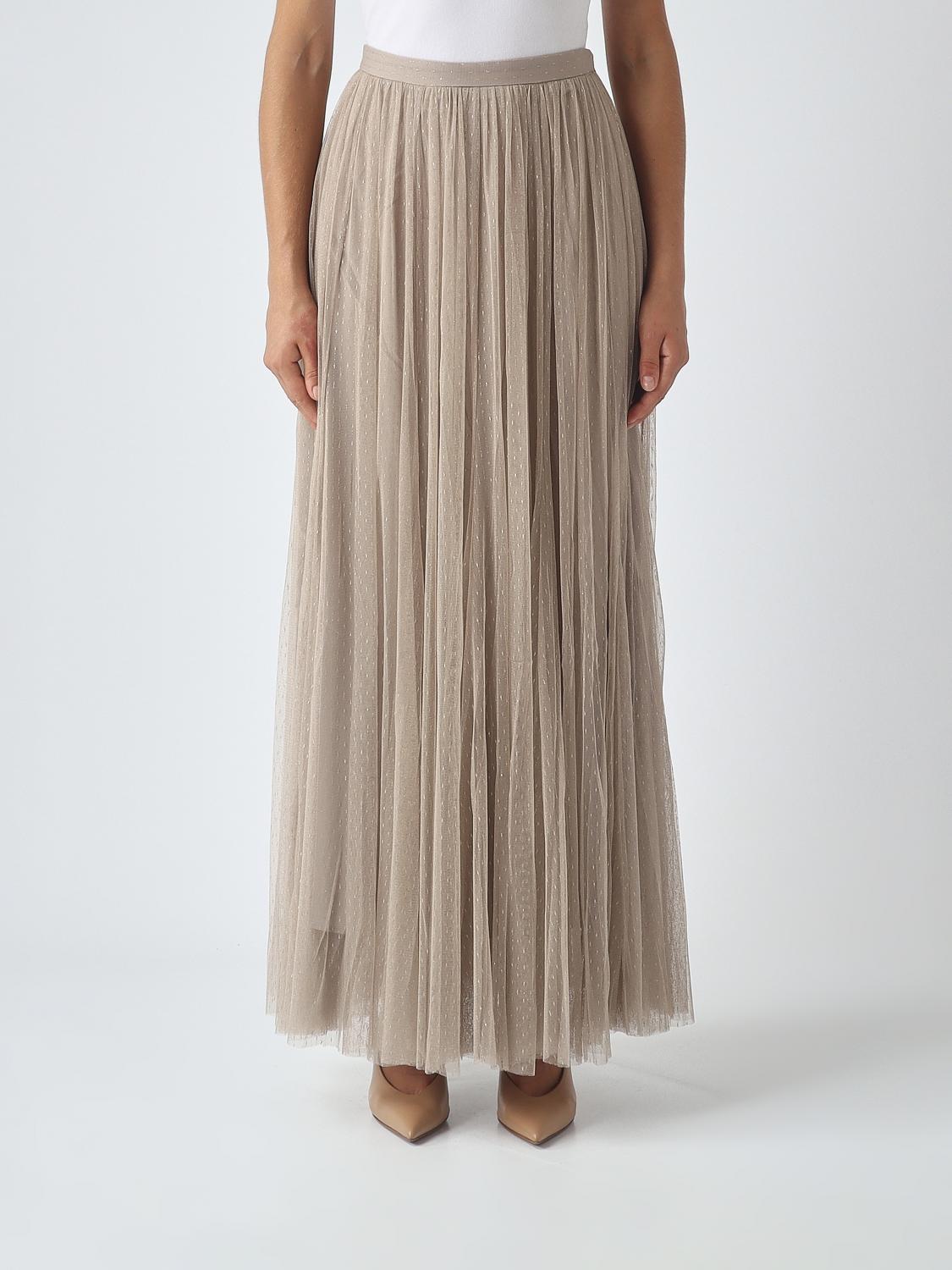 TWINSET Skirt Woman color Mastic