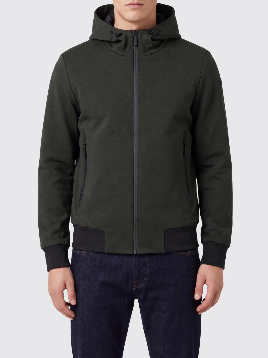RRD Hooded SURFLEX Technical Fabric Bomber Jacket with Zip Closure RRD Hooded SURFLEX Technical Fabric Bomber Jacket with Zip Closure