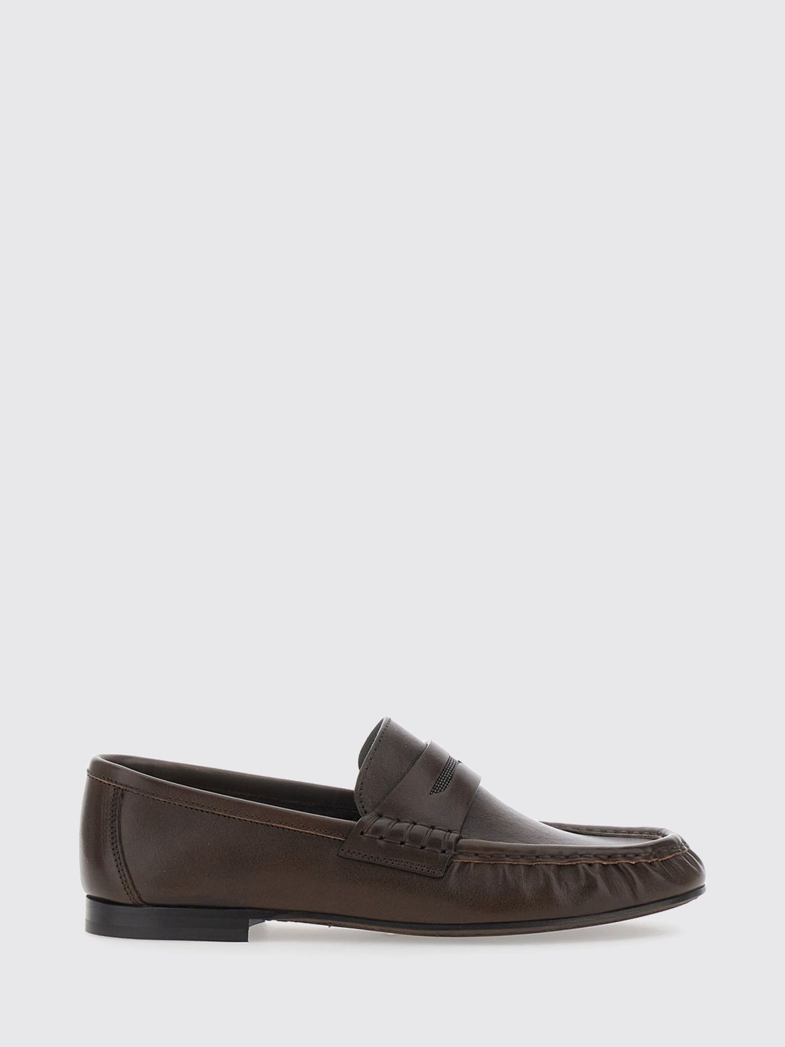 BRUNELLO CUCINELLI Loafer Woman color Brown