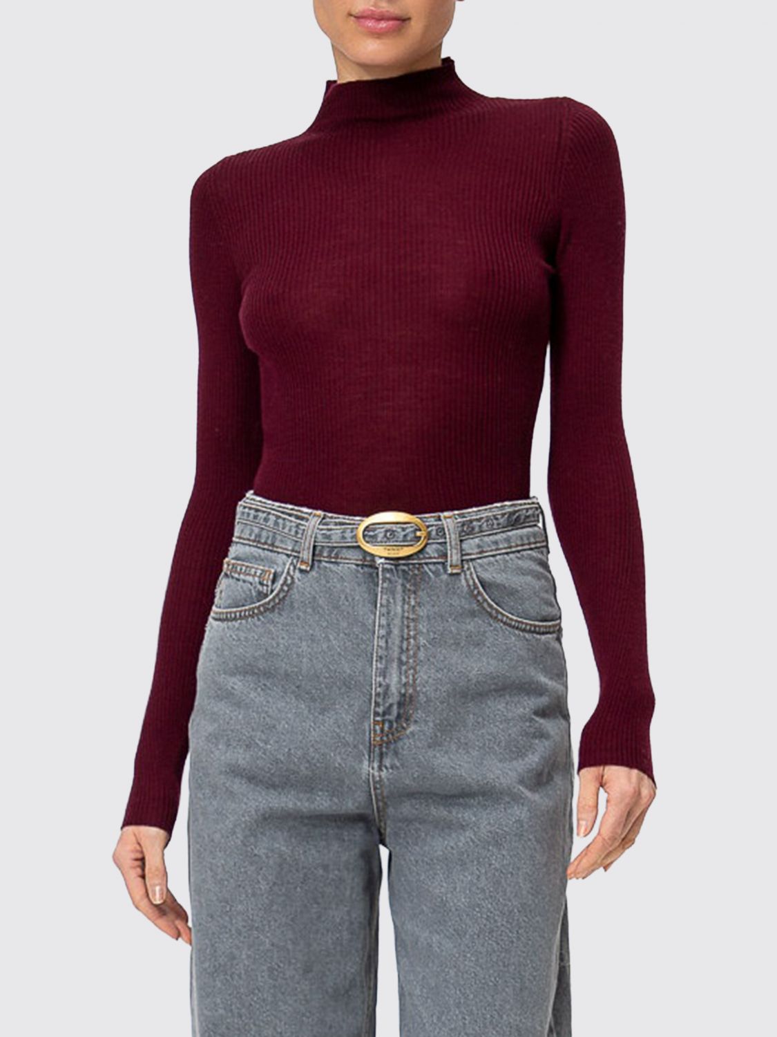 TWINSET Pullover Damen Farbe Burgunderrot