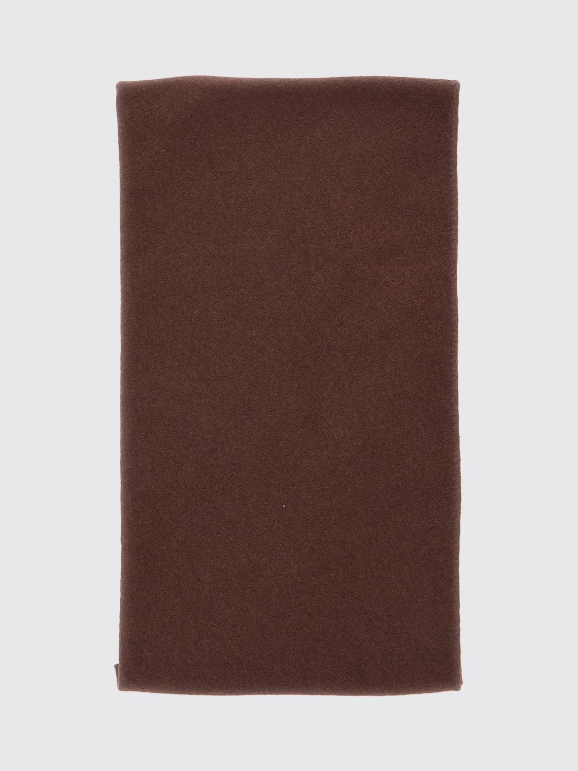BRUNELLO CUCINELLI Sciarpa in cashmere con dettaglio monile e orlo a taglio vivo