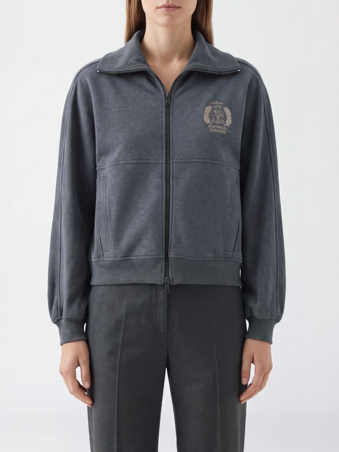 BRUNELLO CUCINELLI Sweater Woman color Grey