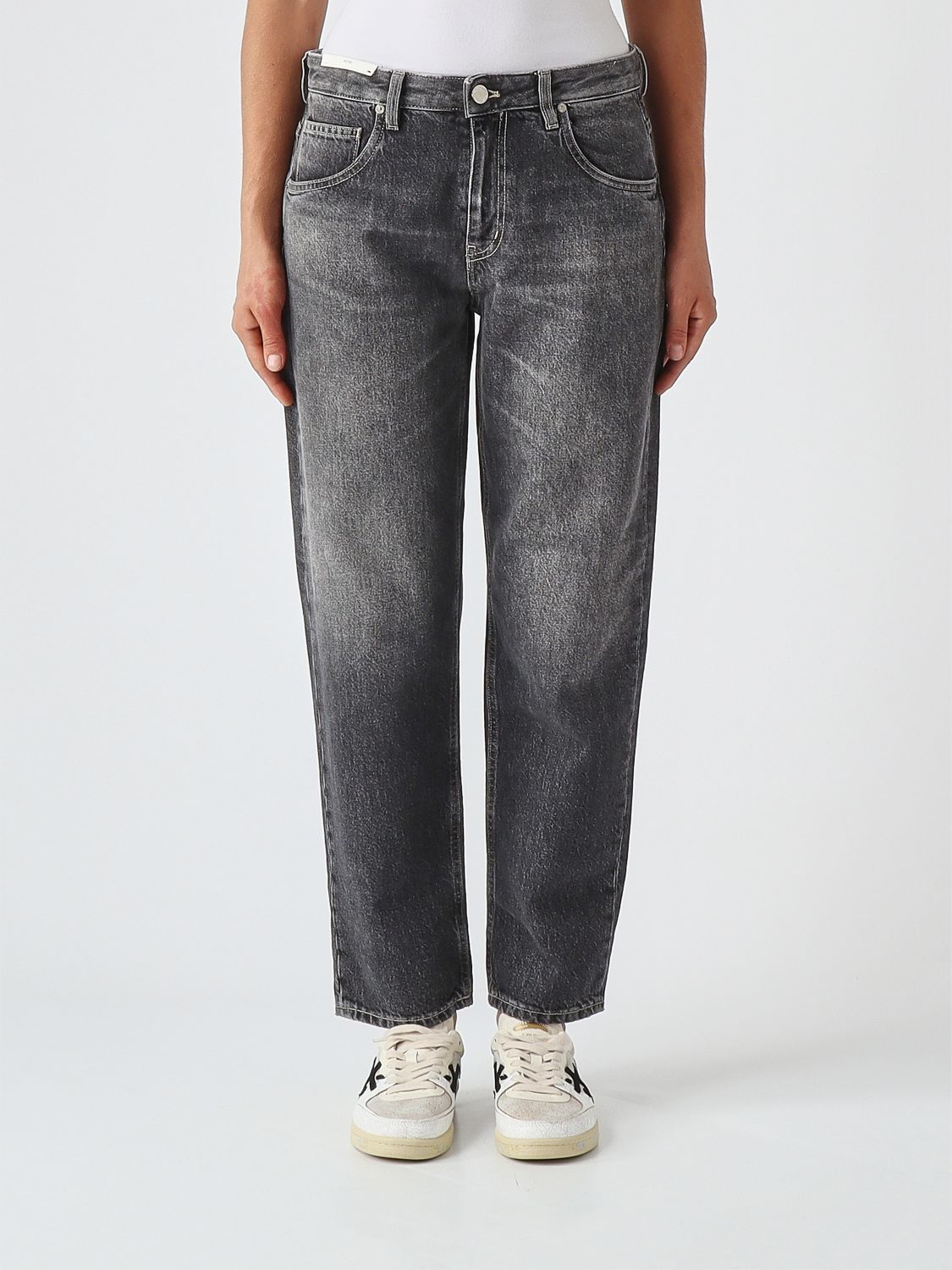 PT TORINO Mid-Rise Straight Leg Jeans in 100% Cotton Denim