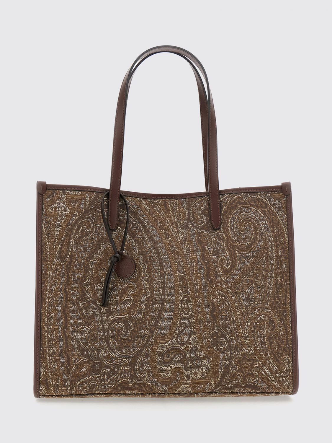 ETRO Large Love Trotter Paisley Jacquard Cotton Tote Bag ETRO Large Love Trotter Paisley Jacquard Cotton Tote Bag