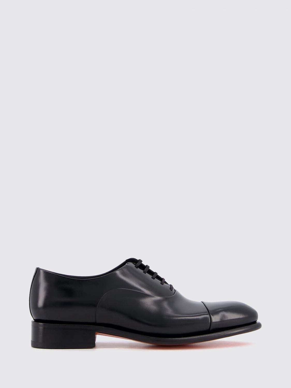 SANTONI Elegante Oxford-Schuhe aus Glattleder mit Ledersohle