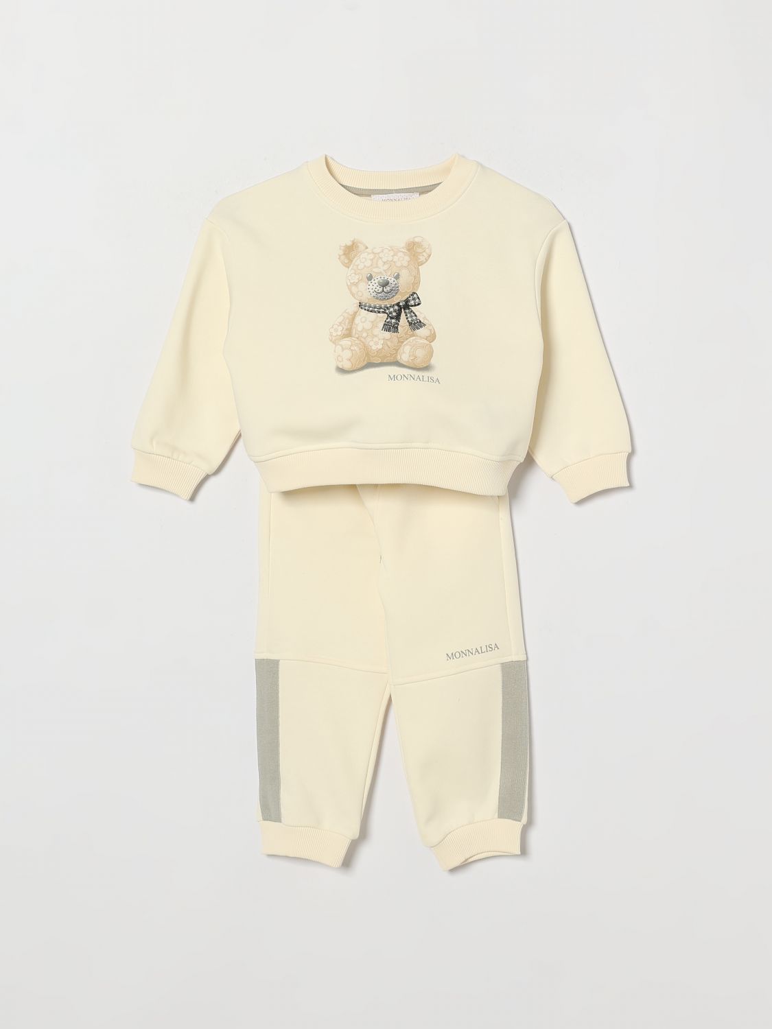 MONNALISA 2-teiliges Set aus Baumwolle für Jungen mit Teddybär-Print