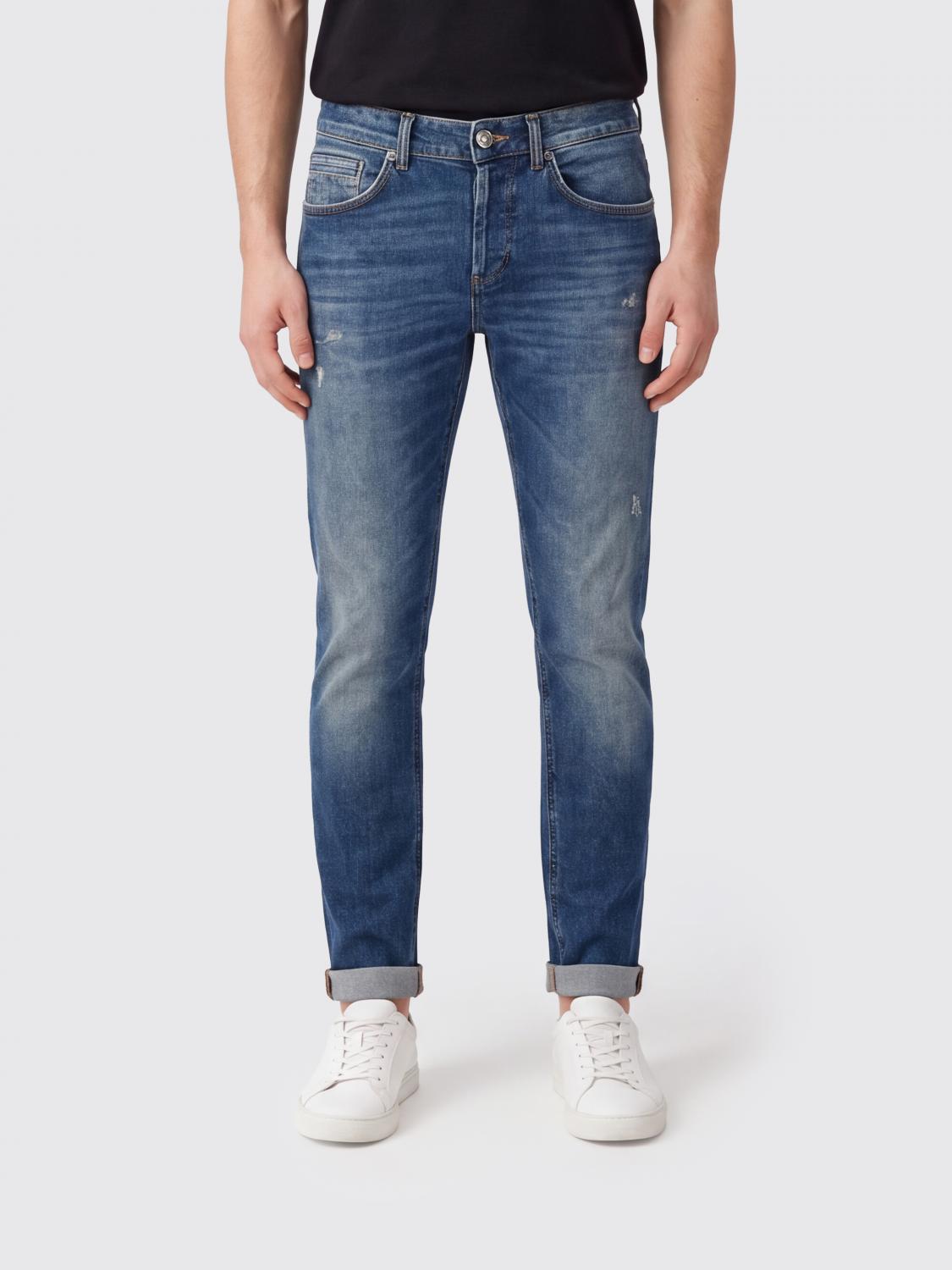 DONDUP George Slim Fit Five-Pocket Jeans in Stretch Cotton Denim DONDUP George Slim Fit Five-Pocket Jeans in Stretch Cotton Denim