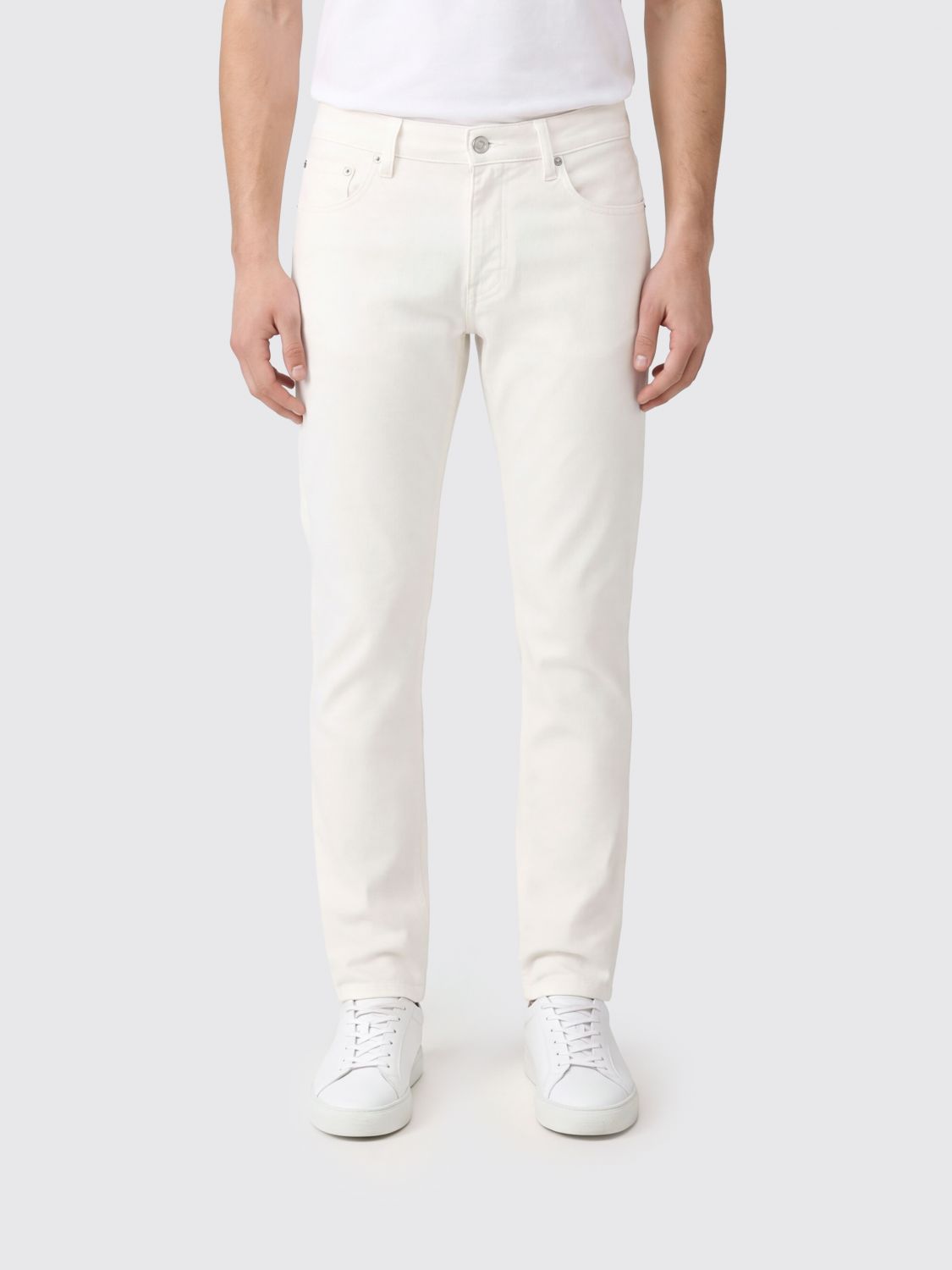 PT TORINO Five-Pocket Slim Fit Jeans in Mid-Rise Stretch Cotton Denim