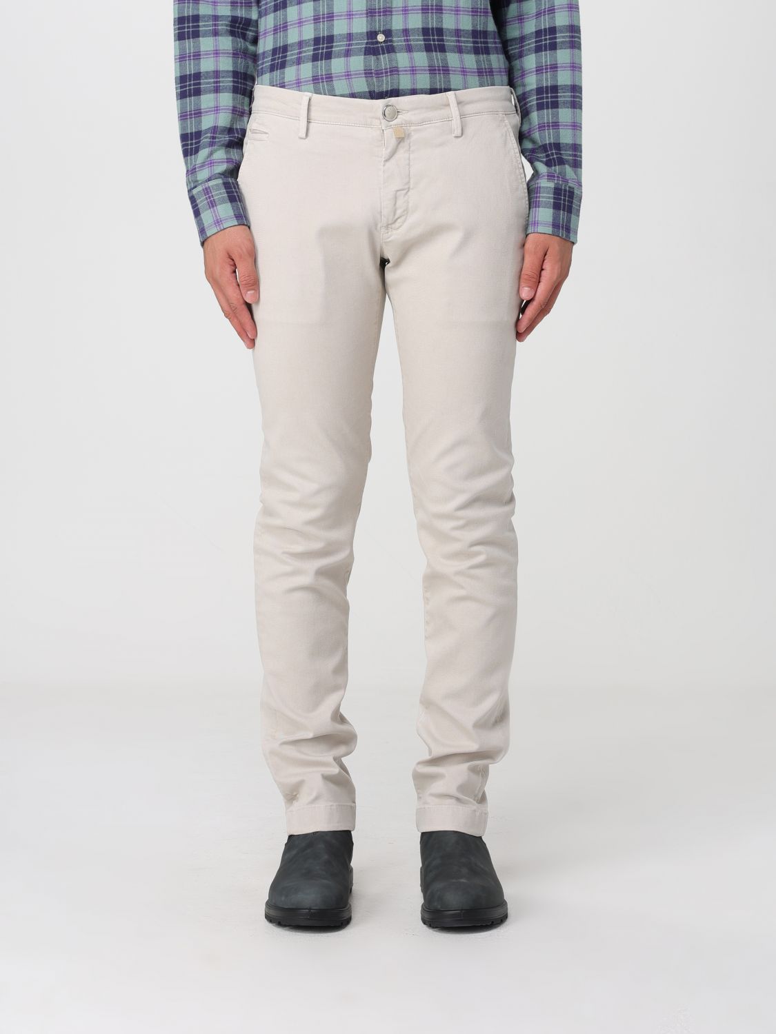 JACOB COHEN Pantaloni Bobby modello skinny fit in misto cotone