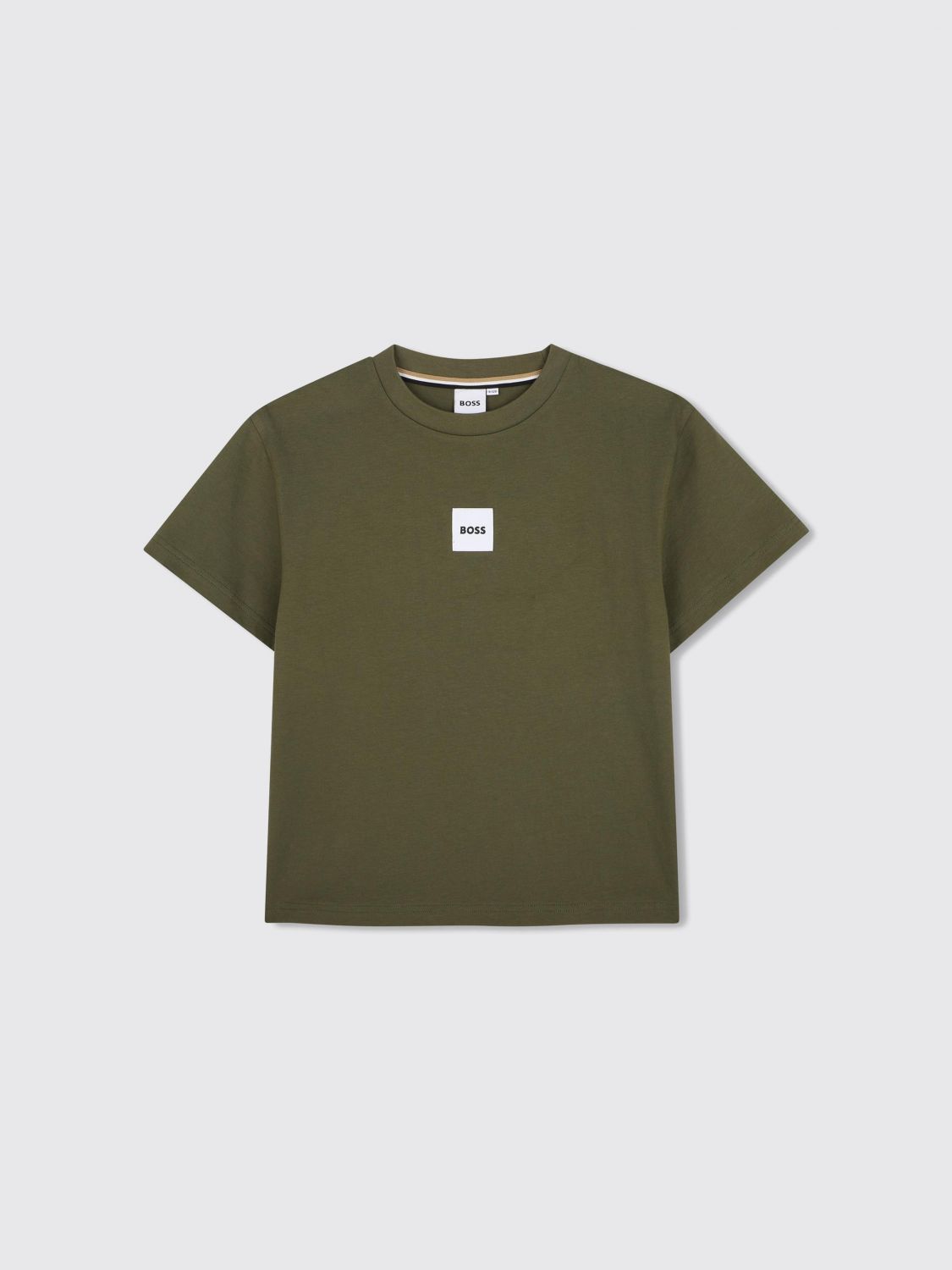 BOSS T-Shirt Bambino colore Verde