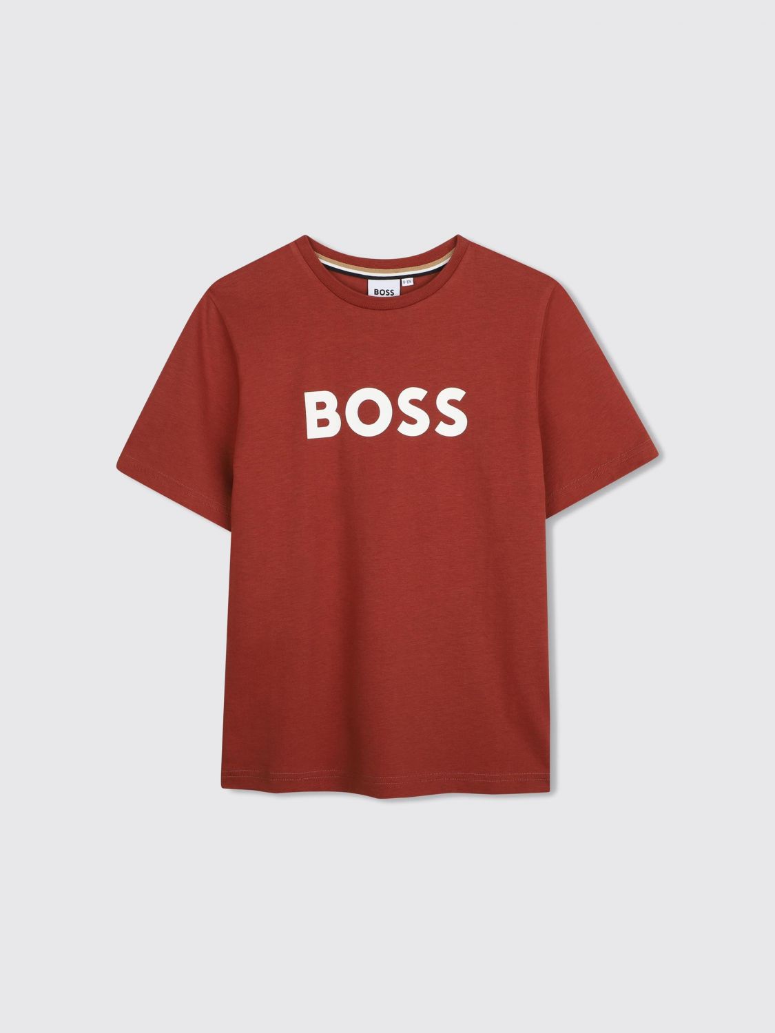 BOSS T-Shirt Bambino colore Bordeaux