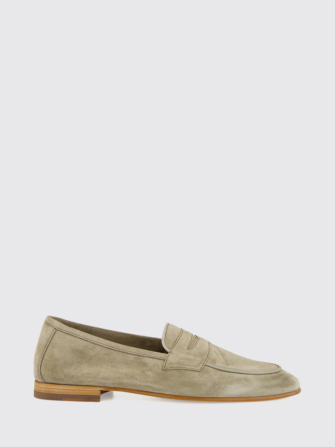 FRESCOBOL CARIOCA Suede Penny Loafers with Strap FRESCOBOL CARIOCA Suede Penny Loafers with Strap