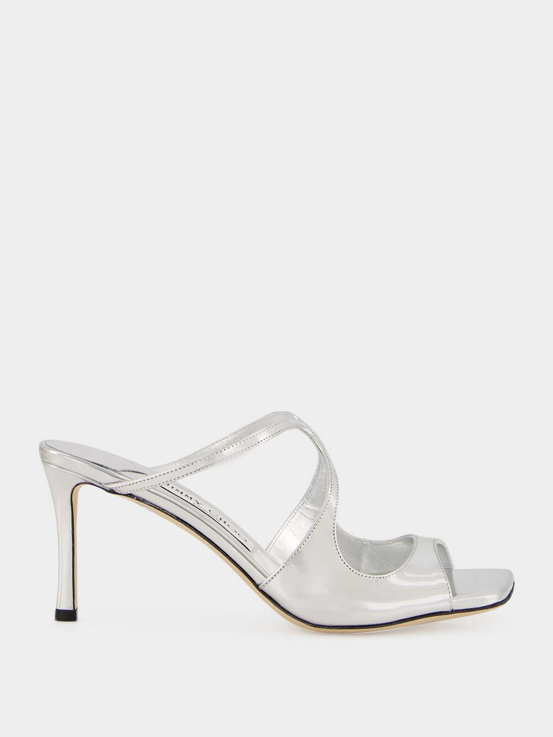 JIMMY CHOO Sandali Con Tacco Donna colore Silver