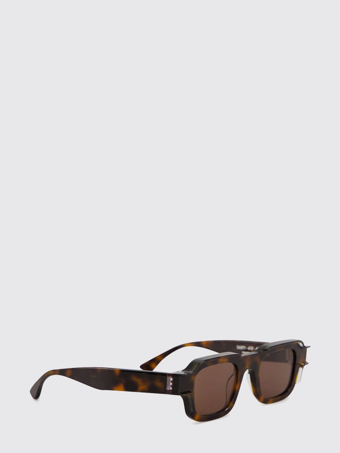 THIERRY LASRY Dusty Sonnenbrille aus Schildpatt-Acetat mit bernsteinfarbenen Gläsern