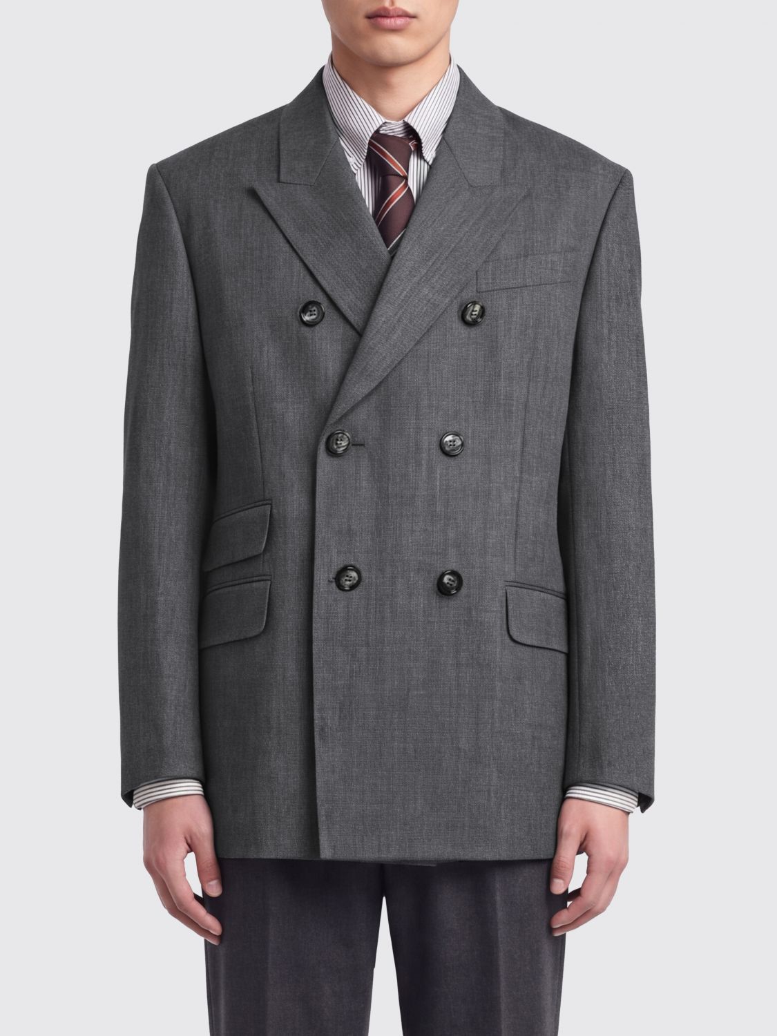 AMI PARIS Jacket Men color Grey