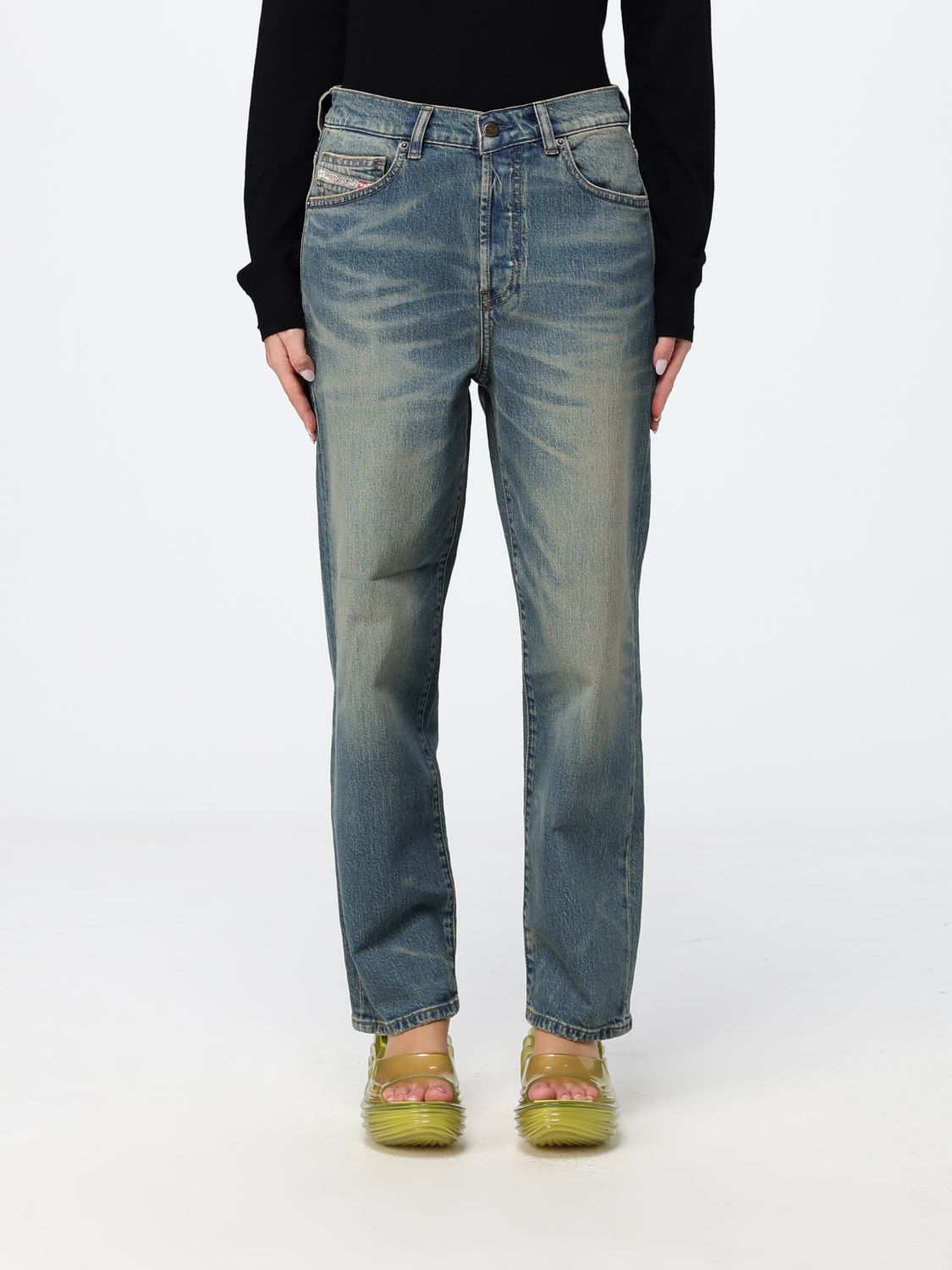 DIESEL Jeans Woman color Blue
