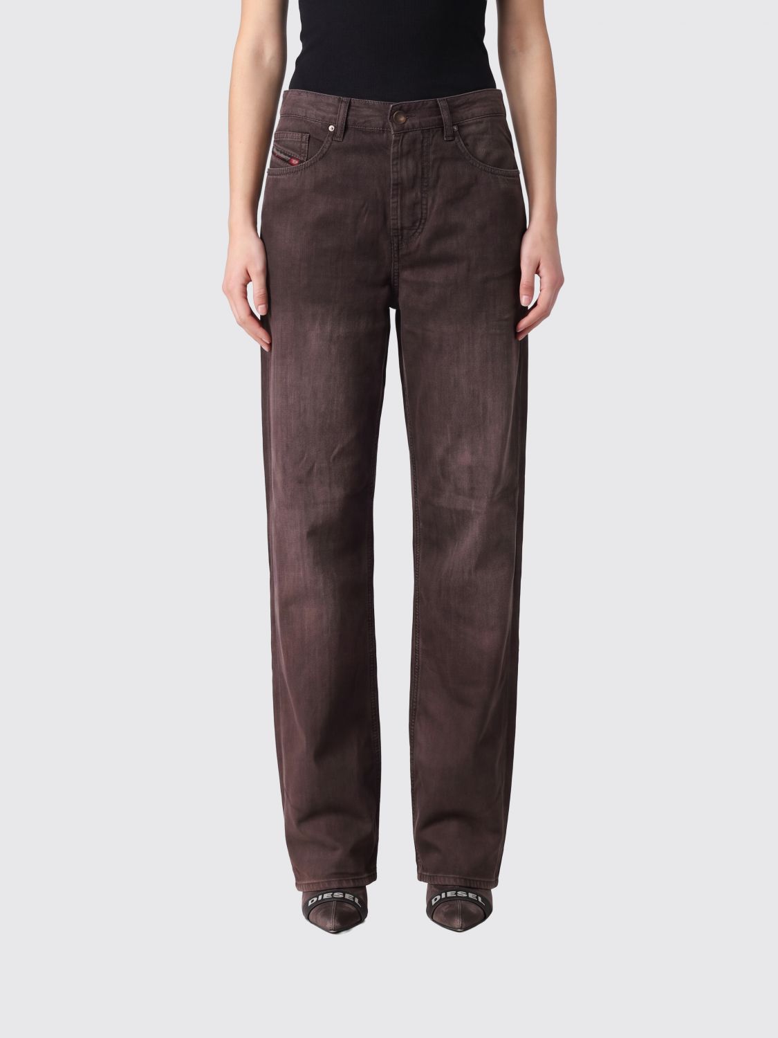 DIESEL Jeans Donna colore Marrone
