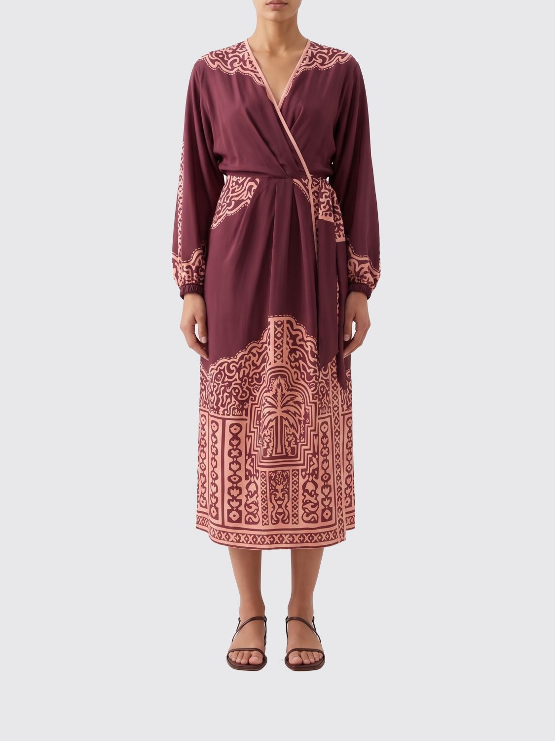 JOHANNA ORTIZ Dress Woman color Burgundy
