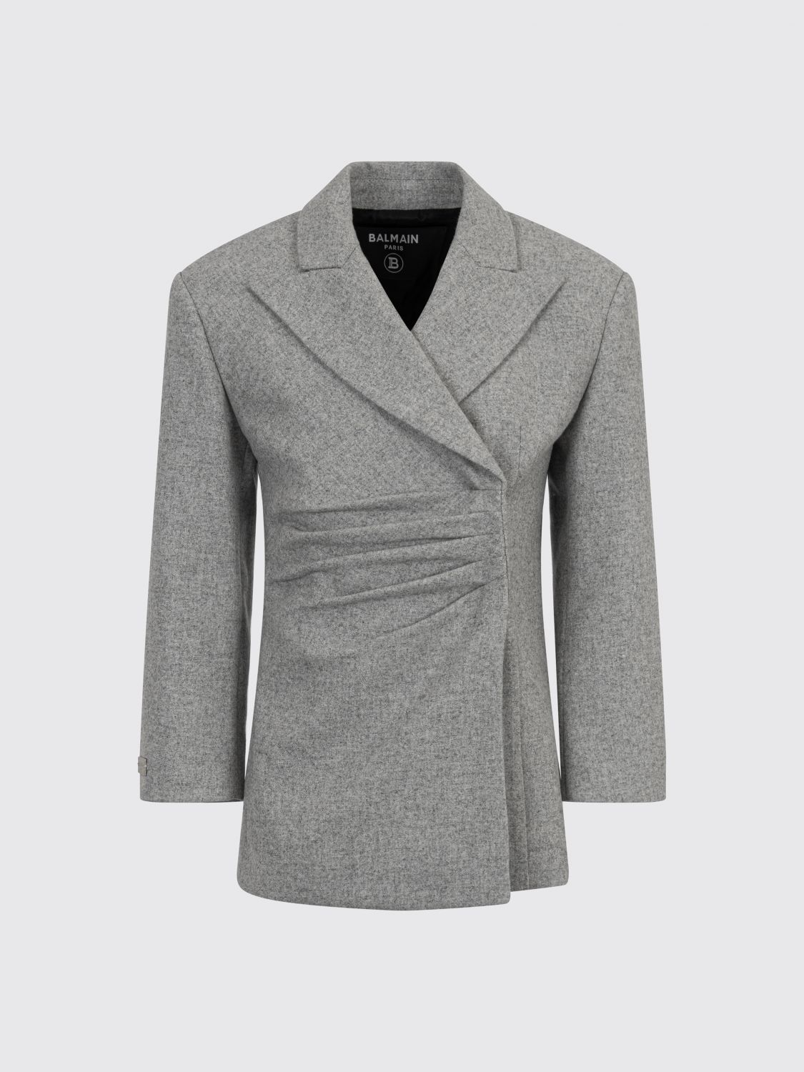 BALMAIN Jacket Kids color Grey