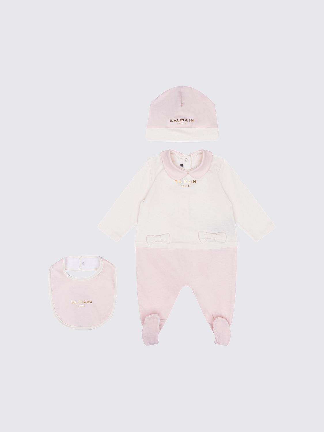 BALMAIN Tuta Bambino colore Panna