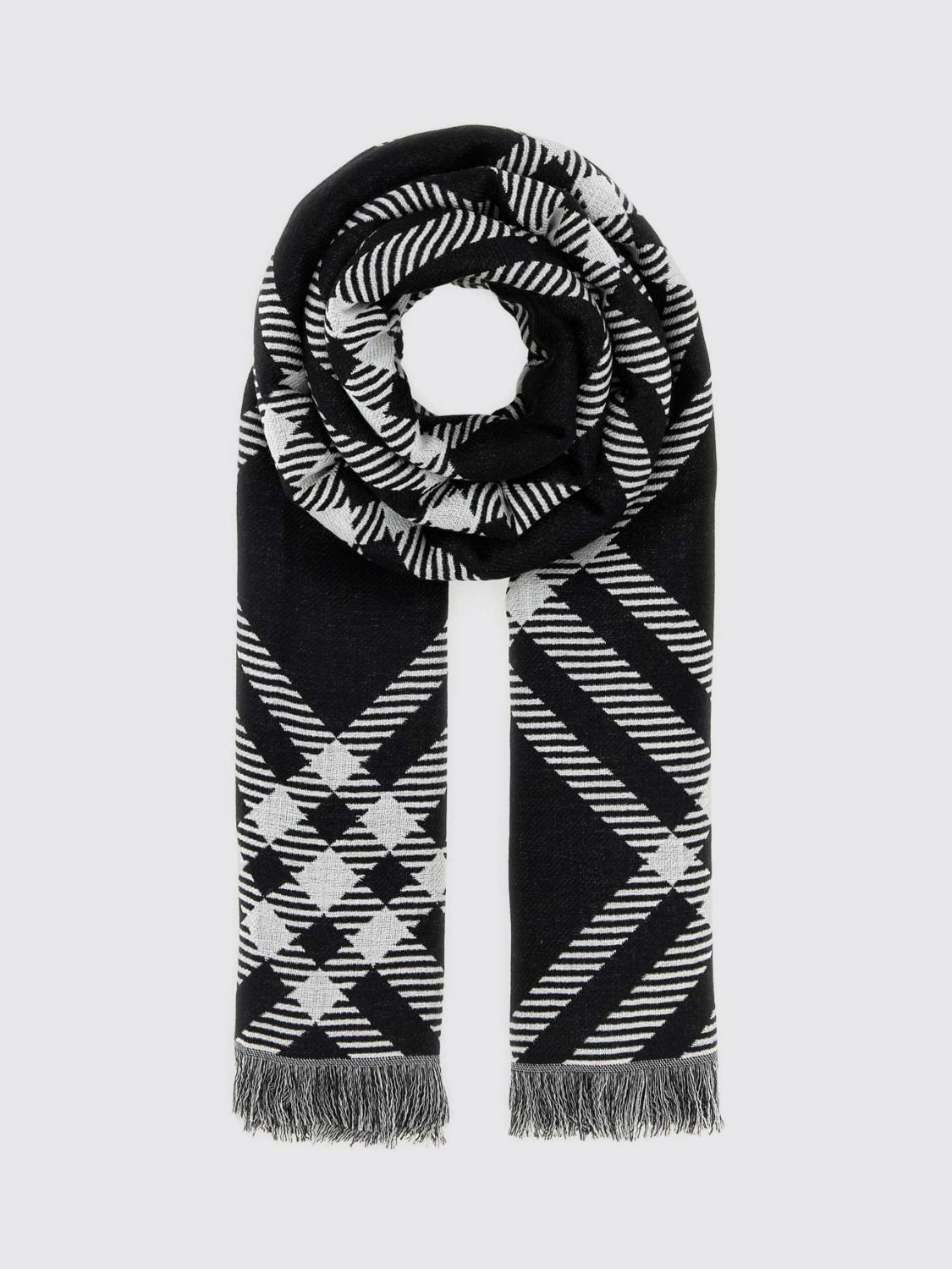 BURBERRY Sciarpa Uomo colore Nero