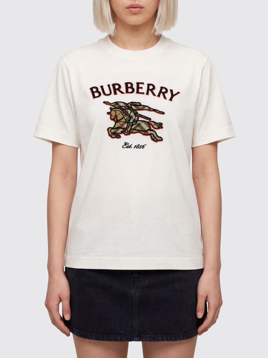 BURBERRY T-Shirts Donna colore Beige