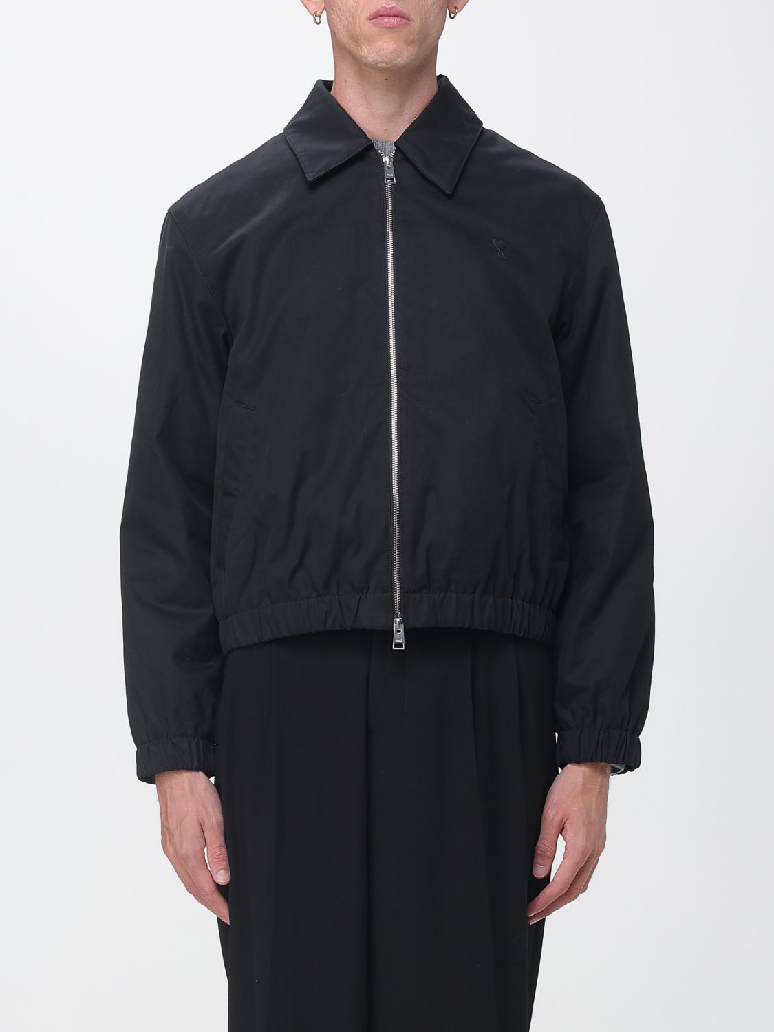 AMI PARIS Jacket Men color Black