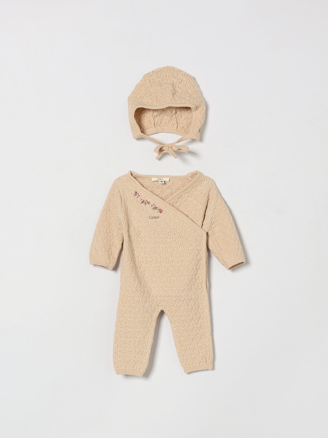 CHLOÉ Tuta Bambino colore Beige