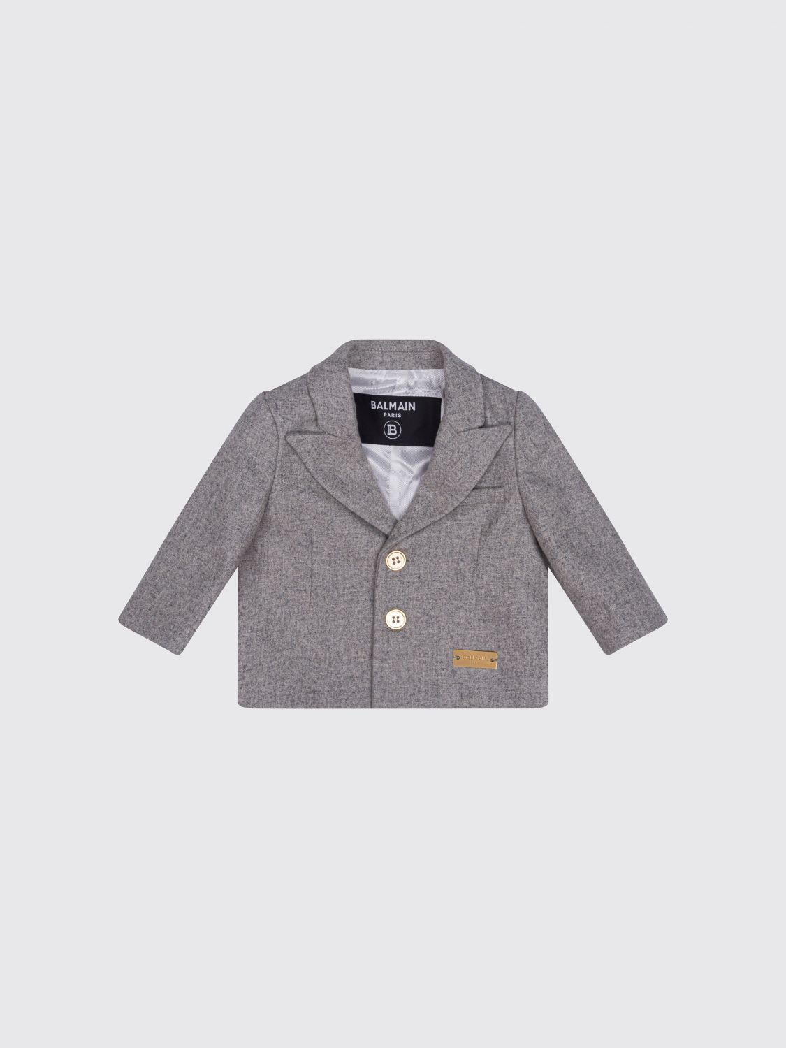 BALMAIN Giacca Bambino colore Grigio