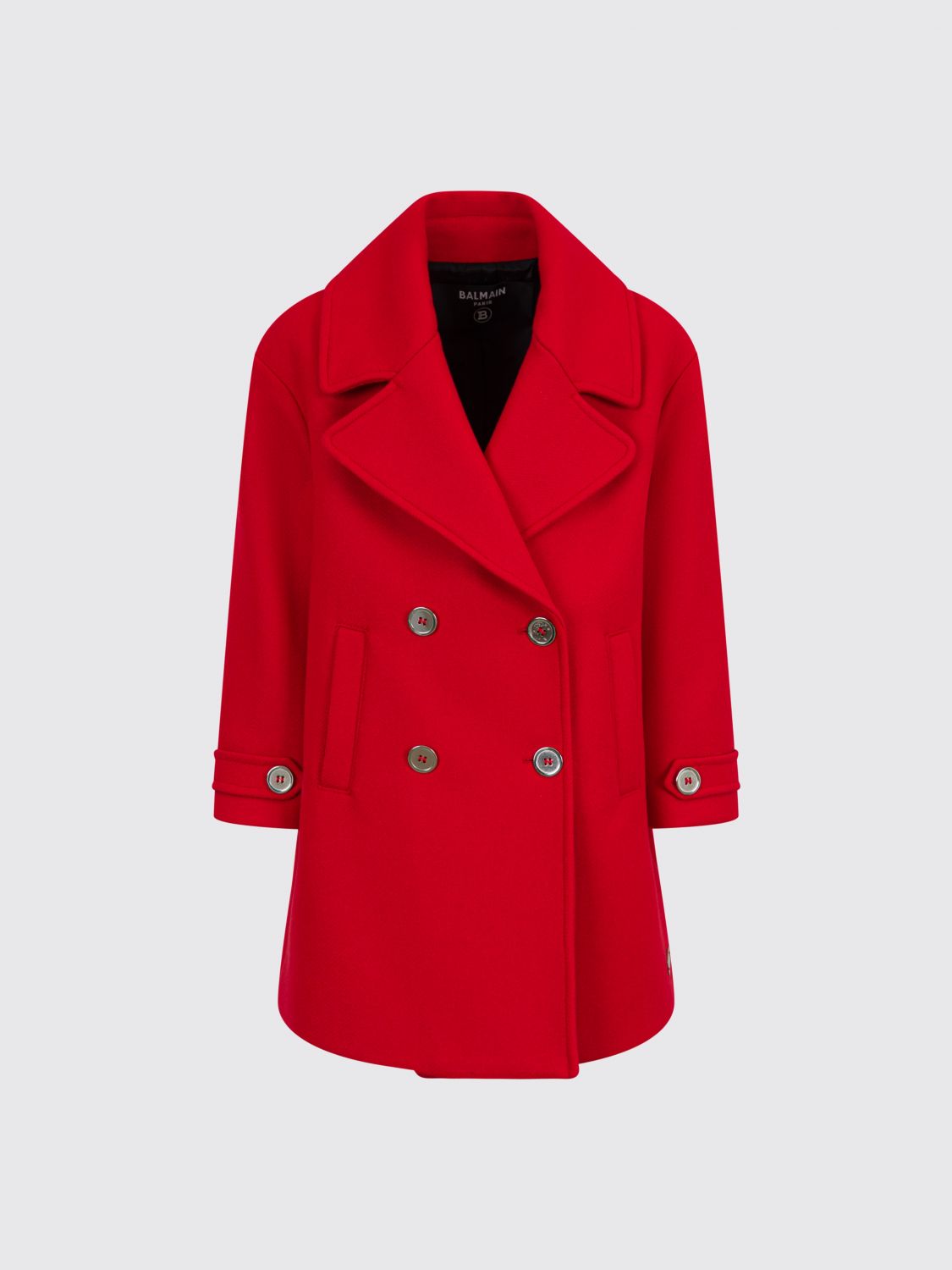 BALMAIN Cappotto Bambino colore Rosso