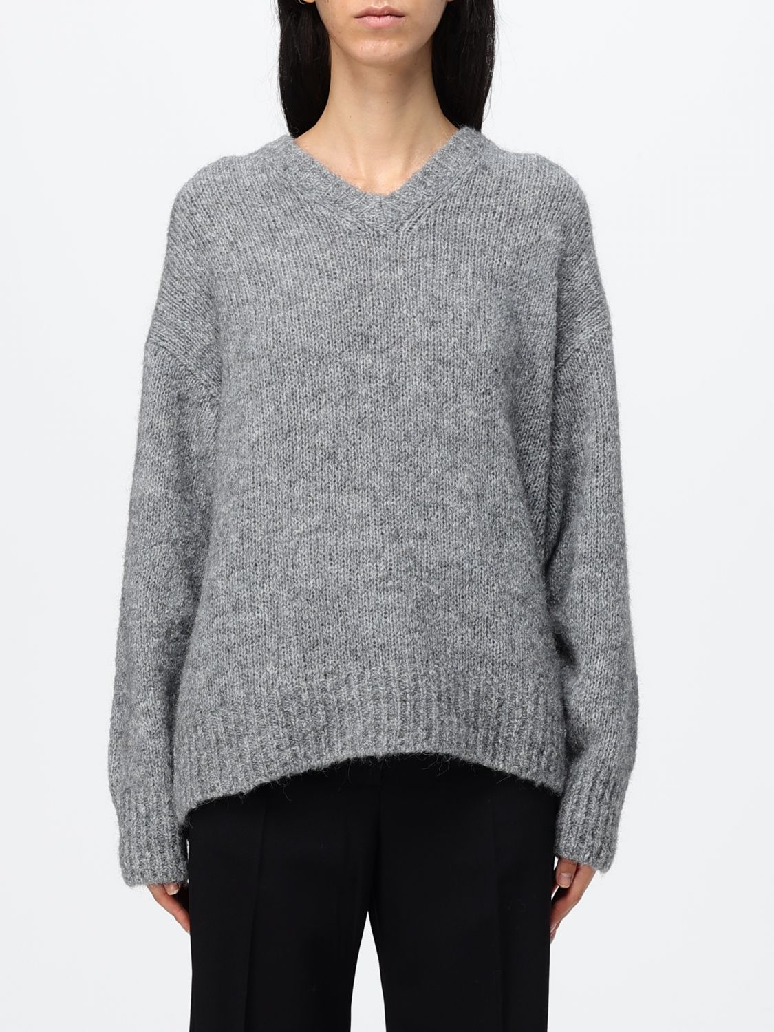 Filippa K Sweater Woman Color Grey In Gray
