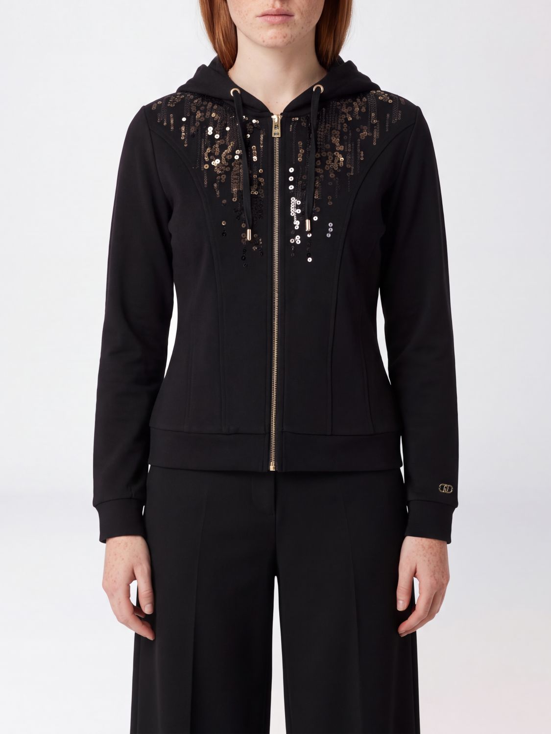 LIU JO Felpa Donna colore Nero