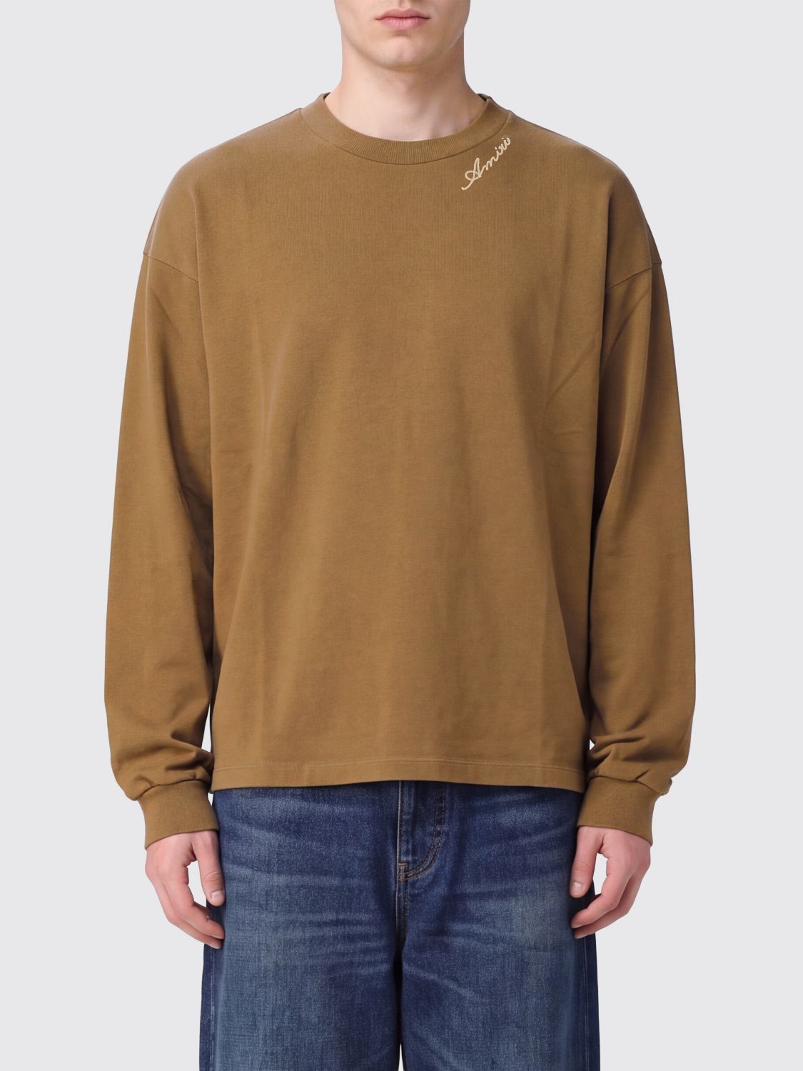 AMIRI T-Shirt Men color Coffee