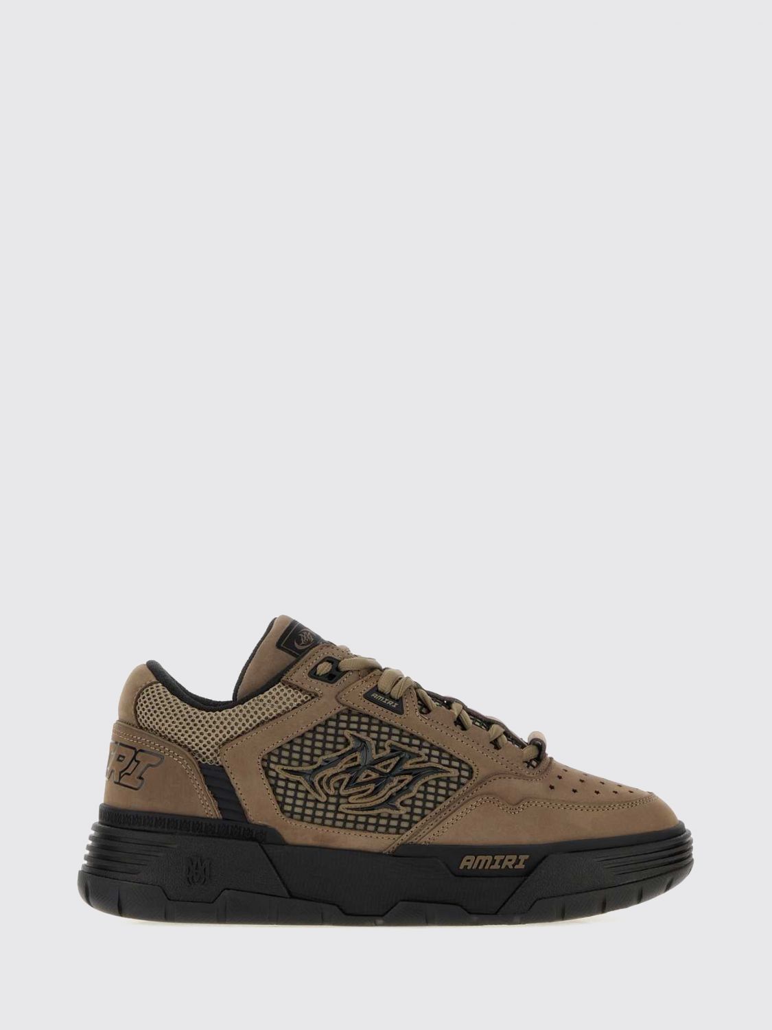 AMIRI MA-94 Trainers in Leather, Mesh and Nubuck with Contrast Logo