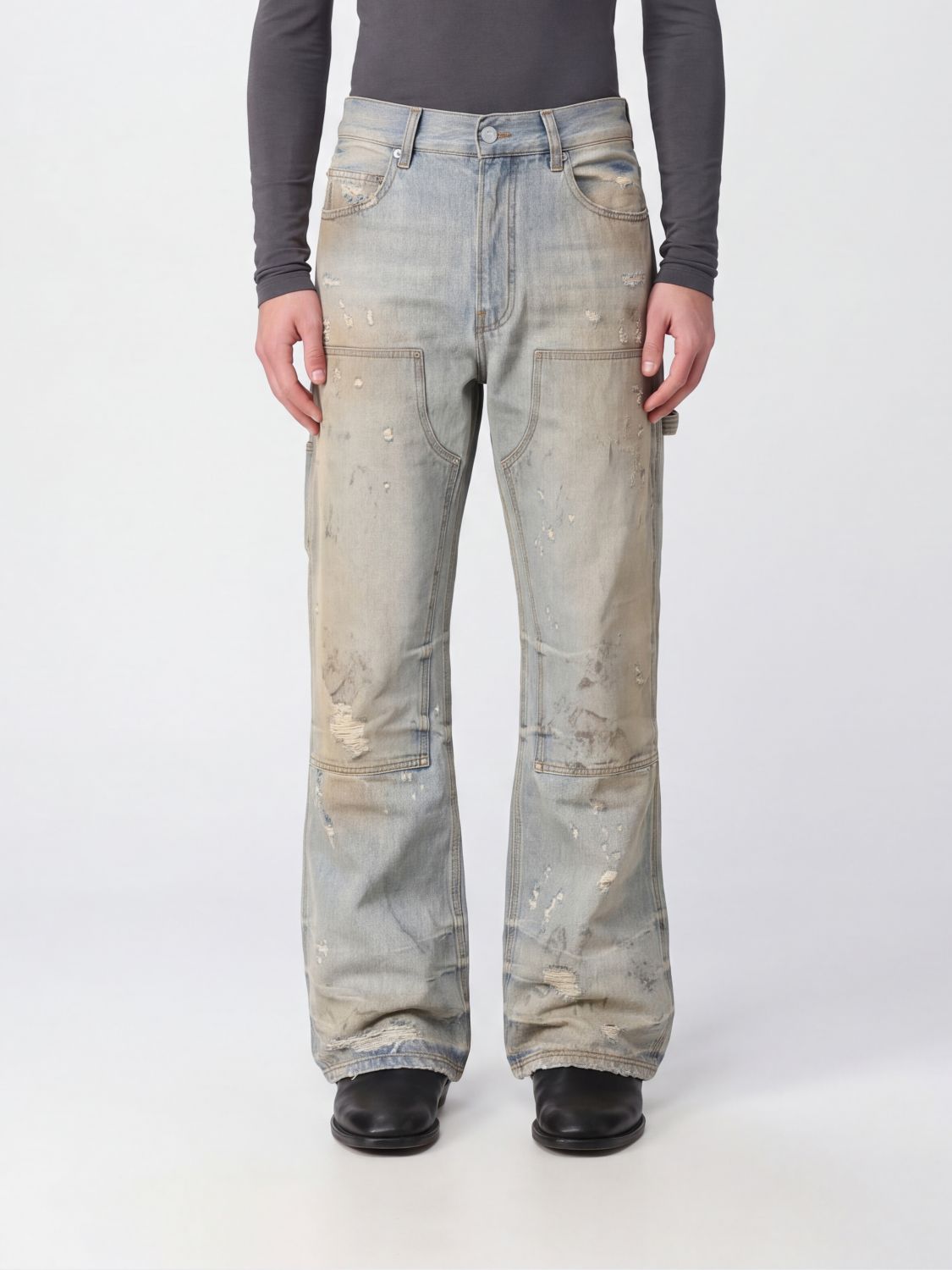 AMIRI Jeans Men color Blue