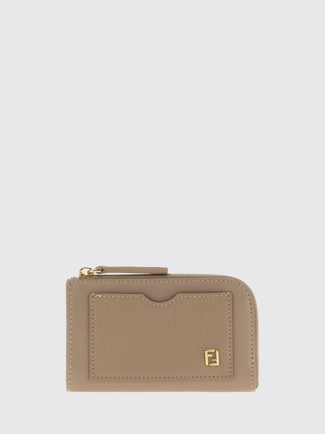 FENDI Wallet Woman color Dove Grey