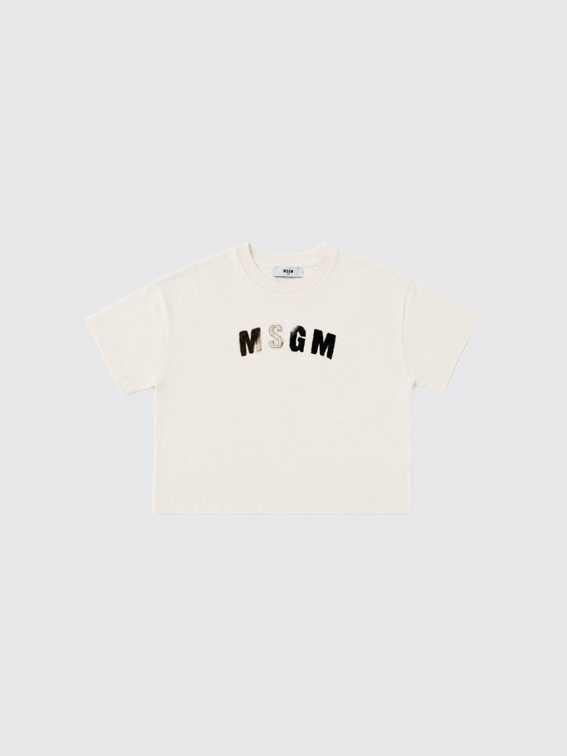 MSGM KIDS T-Shirt Bambino colore Panna